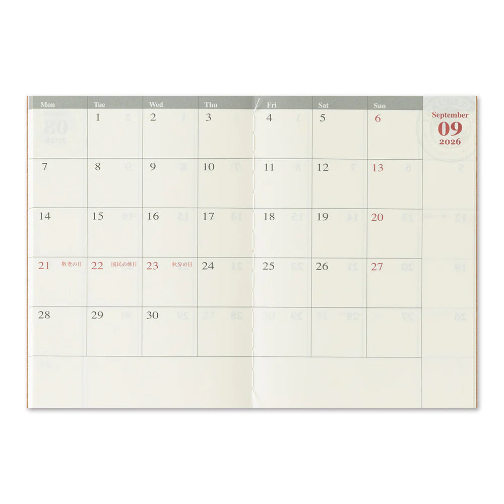2026 MONTHLY REFILL - PASSPORT SIZE