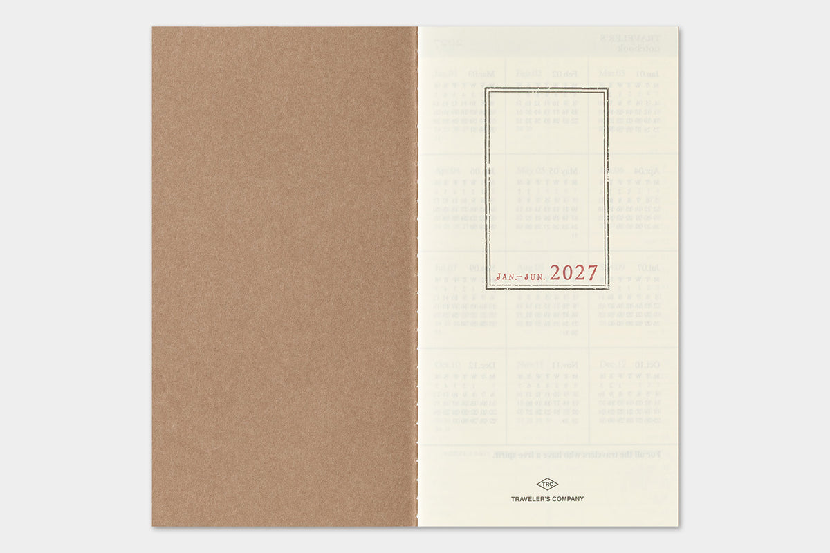2027 WEEKLY + MEMO REFILL - REGULAR SIZE