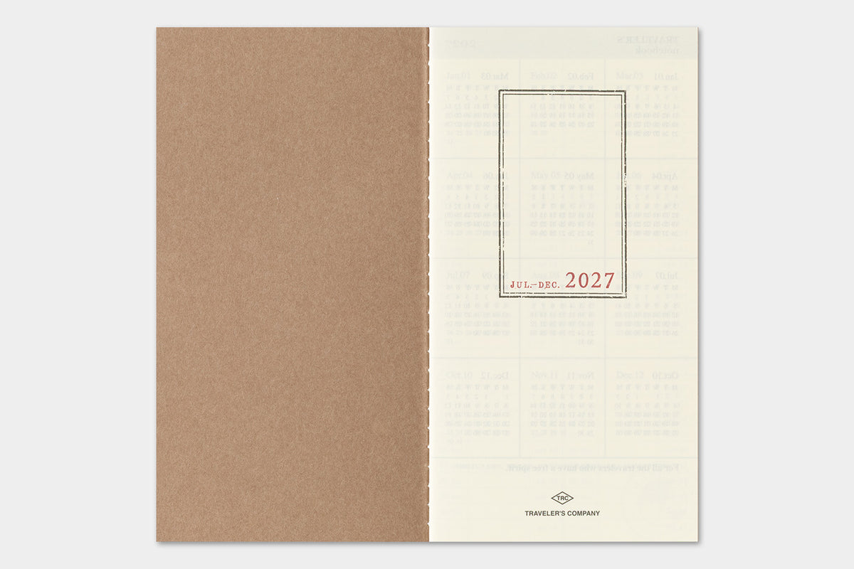 2027 WEEKLY + MEMO REFILL - REGULAR SIZE