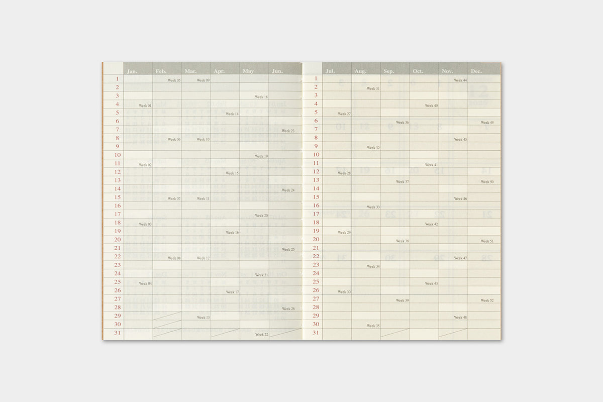 2027 MONTHLY REFILL - PASSPORT SIZE