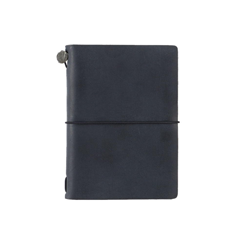 Traveler's Notebook Cover (Olive, Brown, Camel, Blue, Black) - Passport Size