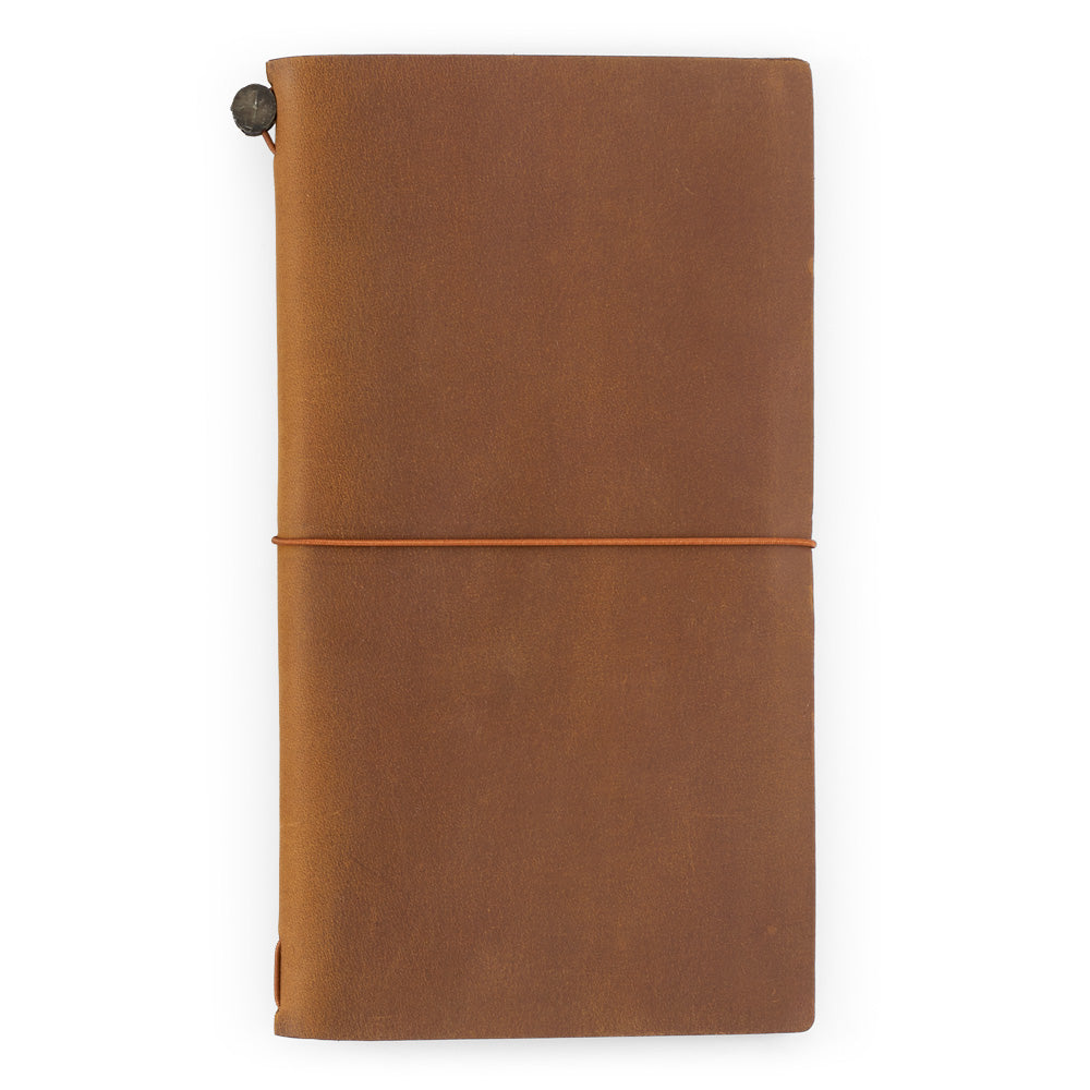 Traveler's Notebook Cover (Olive, Brown, Camel, Blue, Black) - Regular Size