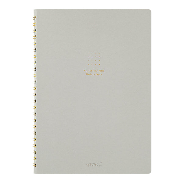 Midori Color Dot Grid A5 - Ring Notebook