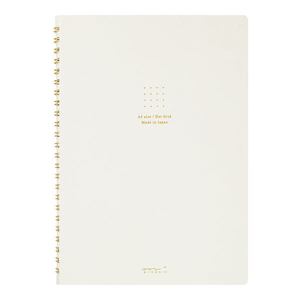 Midori Color Dot Grid A5 - Ring Notebook