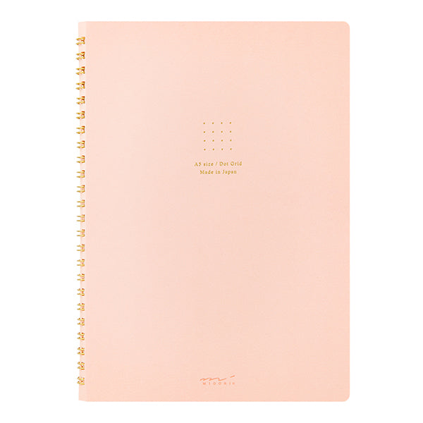 Midori Color Dot Grid A5 - Ring Notebook