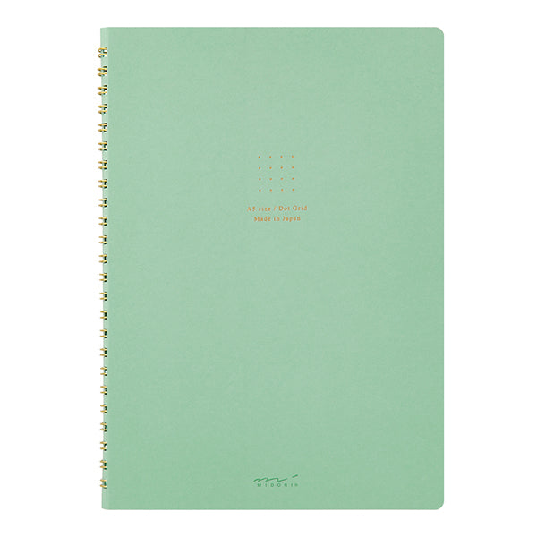 Midori Color Dot Grid A5 - Ring Notebook