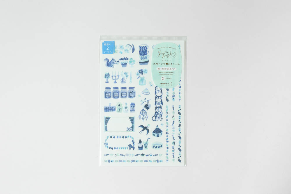 Yuru Log Stickers - 2 Sheets