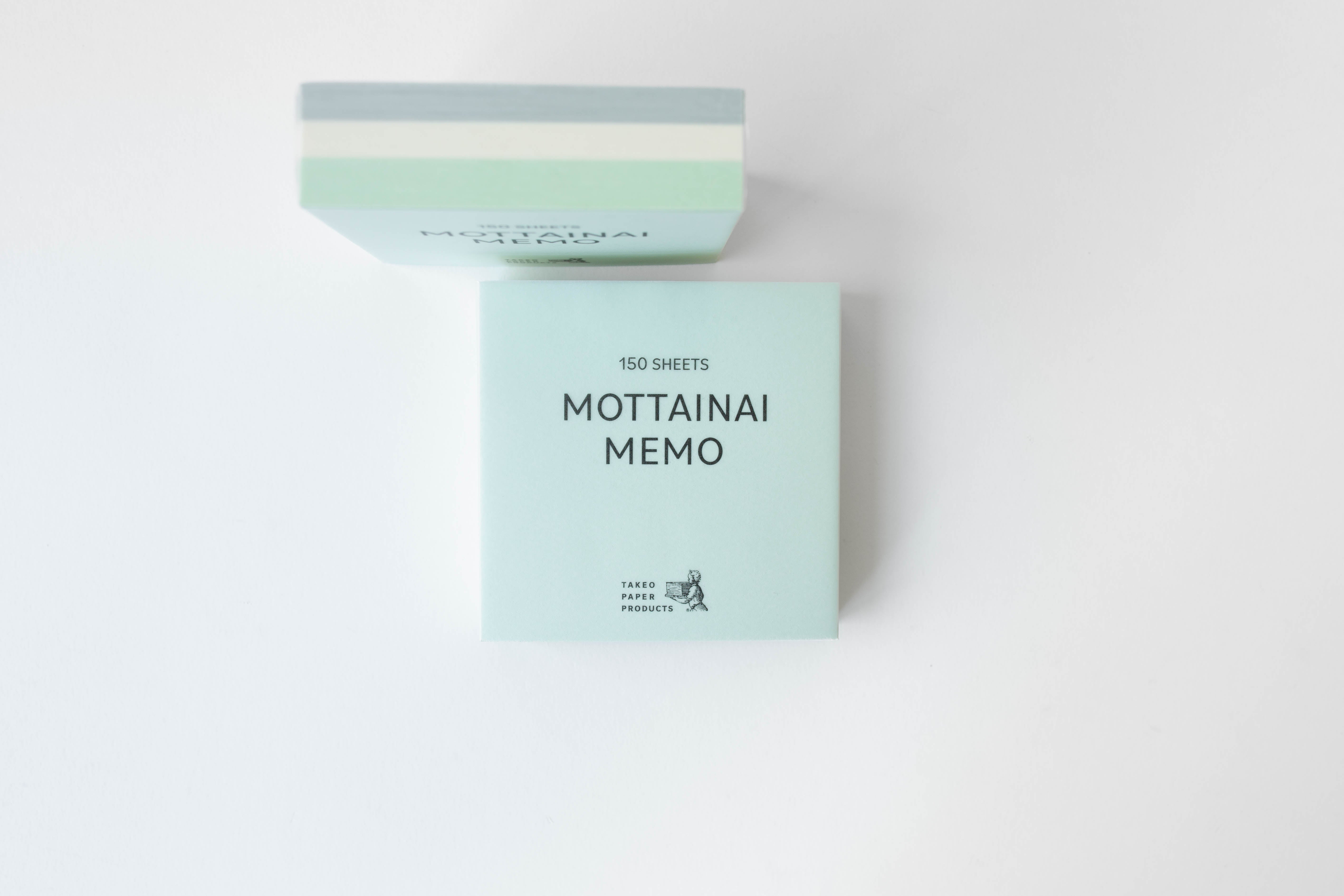 Takeo Mottainai Memo