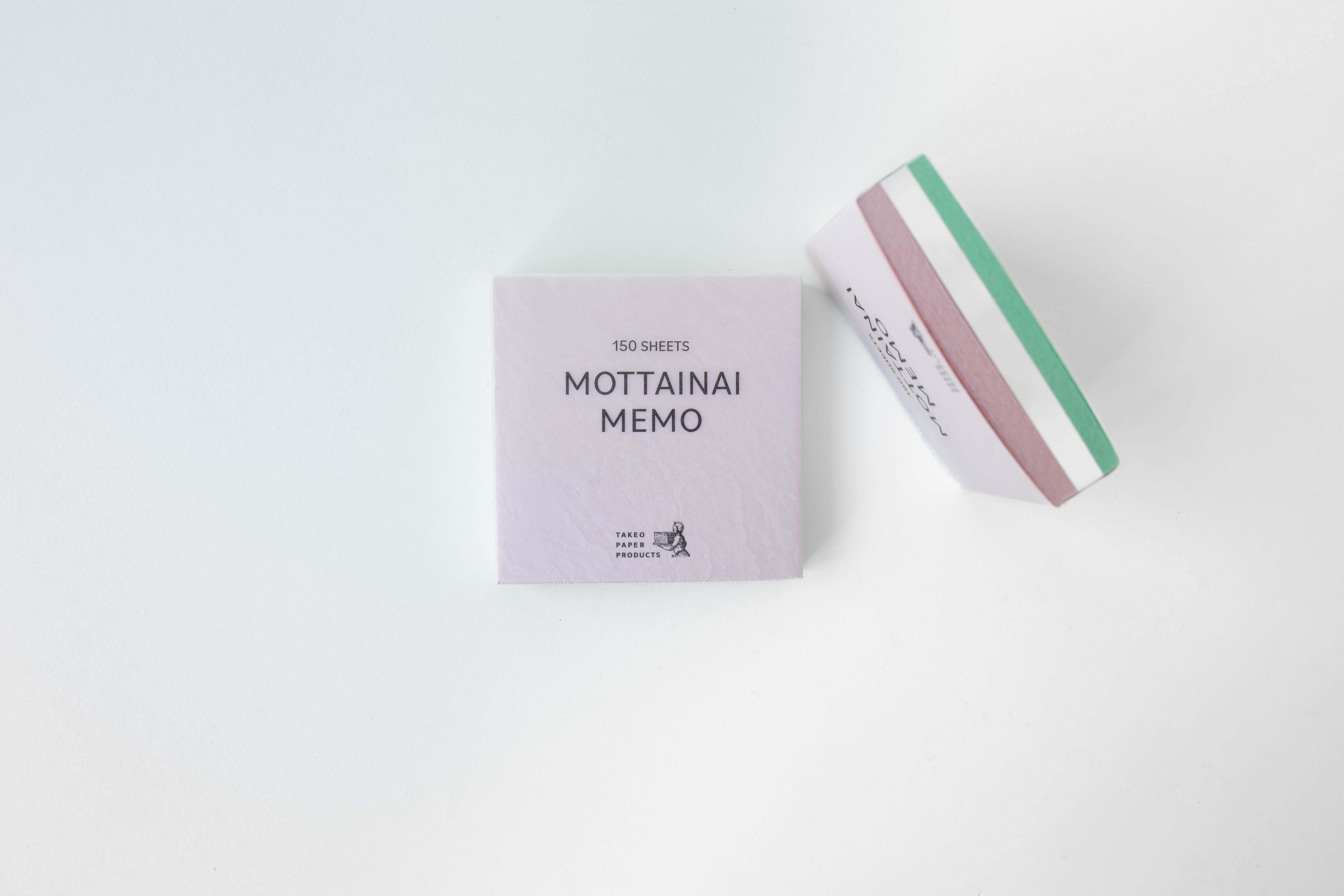 Takeo Mottainai Memo