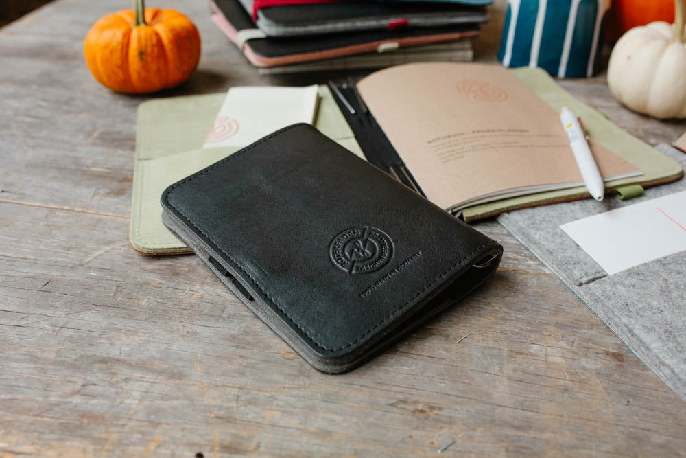 Taschenbegleiter LTD_033 - A5 Medium (Black/Rose/Beige)