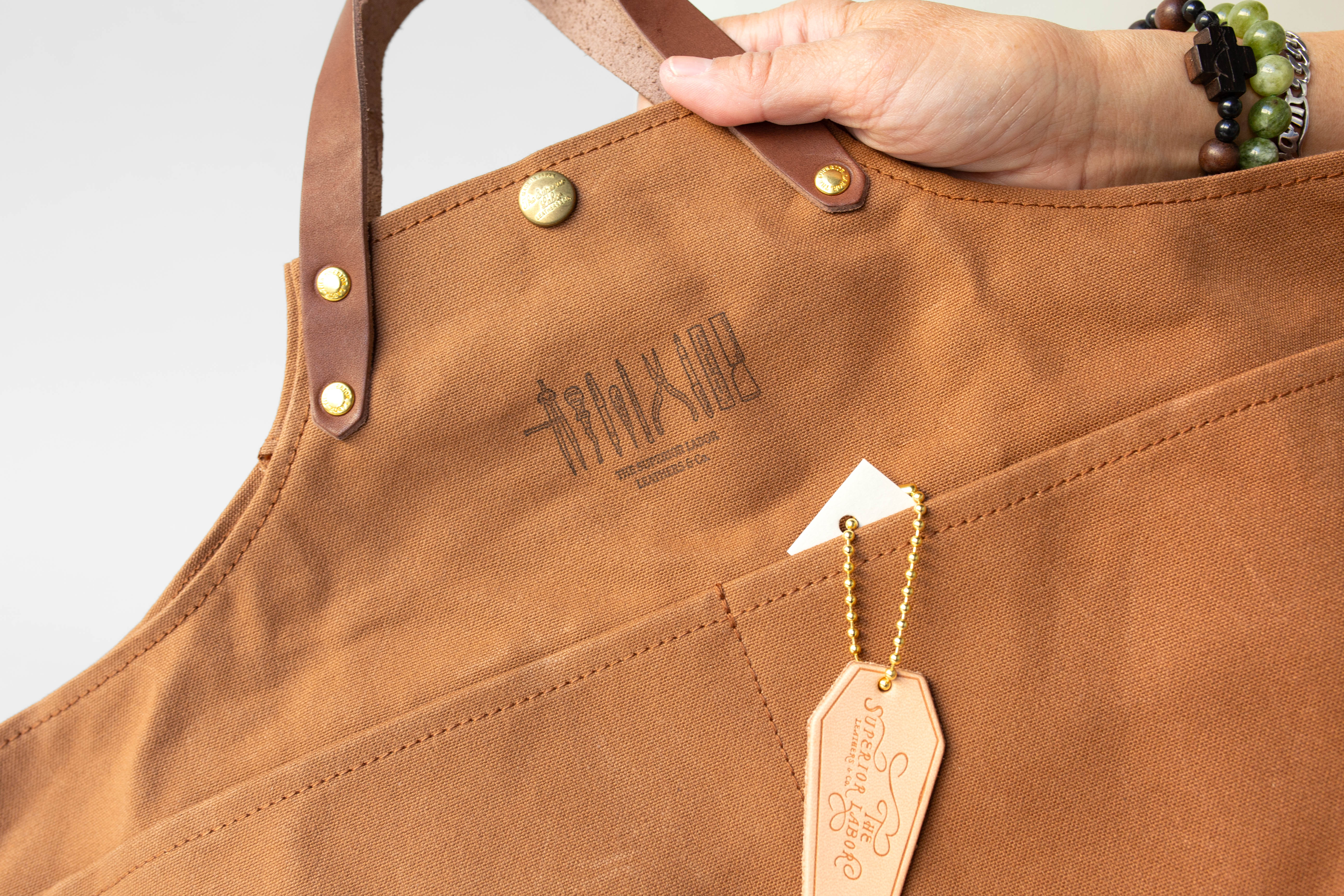 TSL Paraffin Canvas Apron Bag