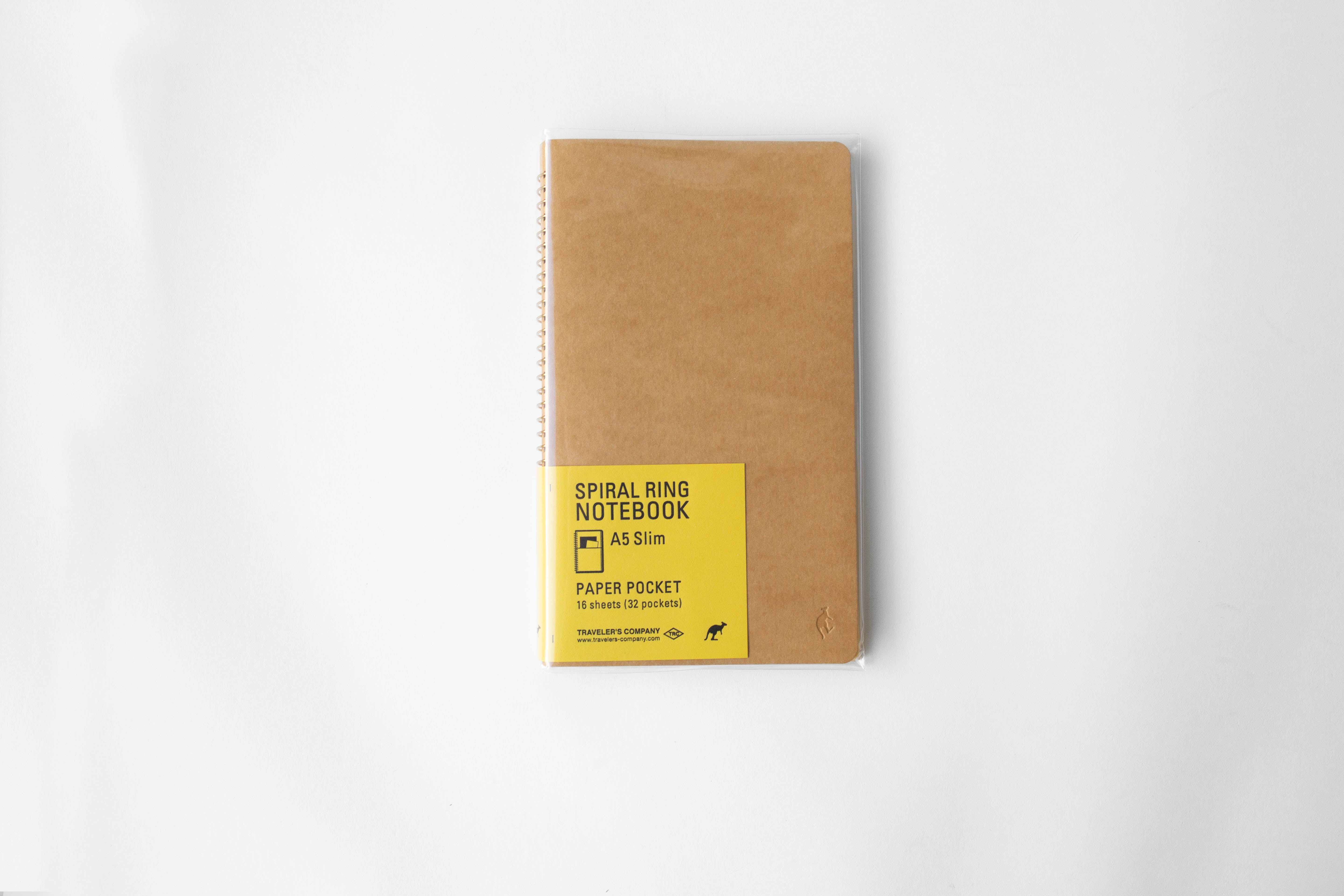 TRC Spiral Ring Notebook - Paper Pocket
