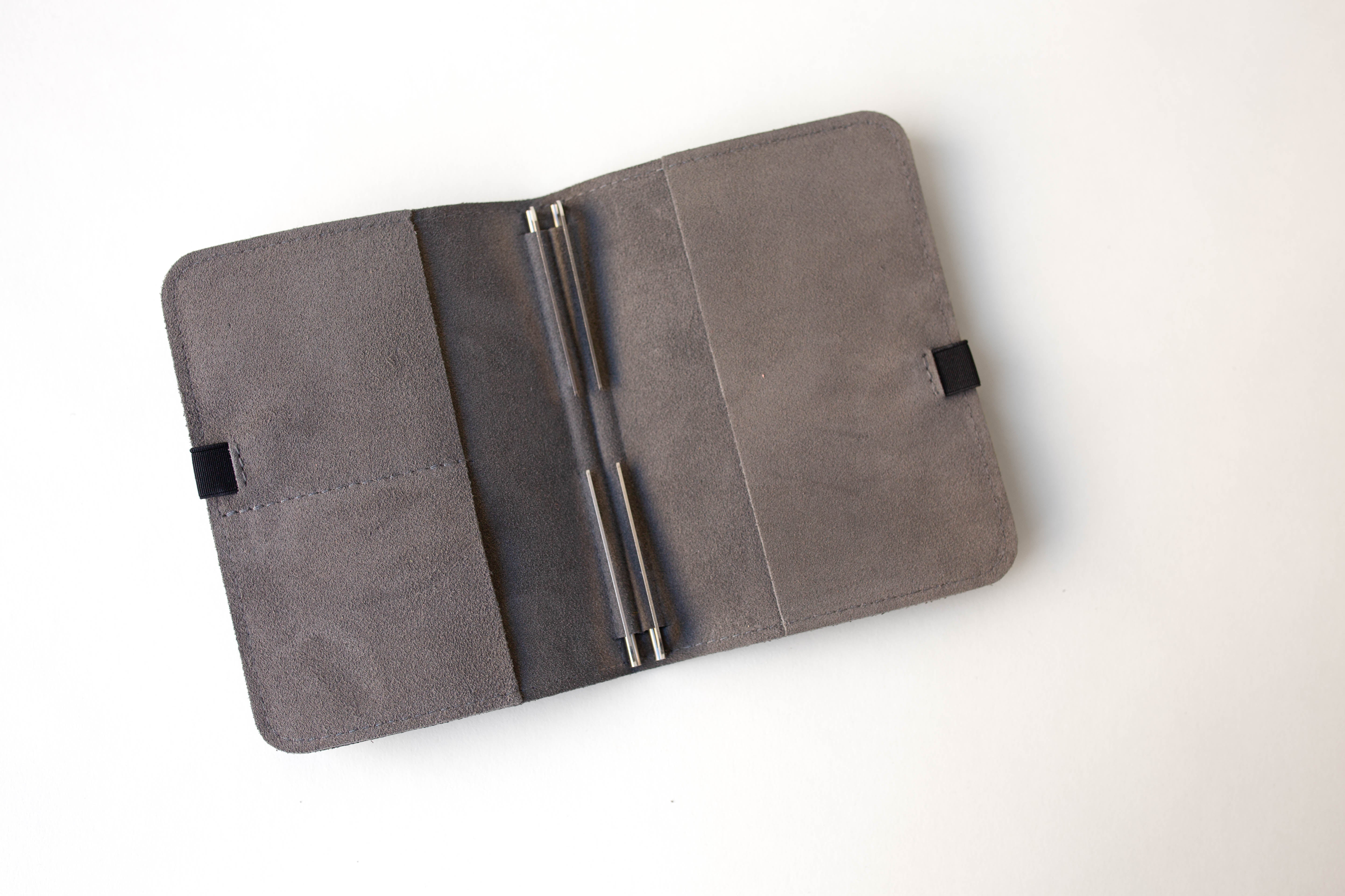 Taschenbegleiter WK 12 - A6 Small (Black/Dark Gray/No Elastic)