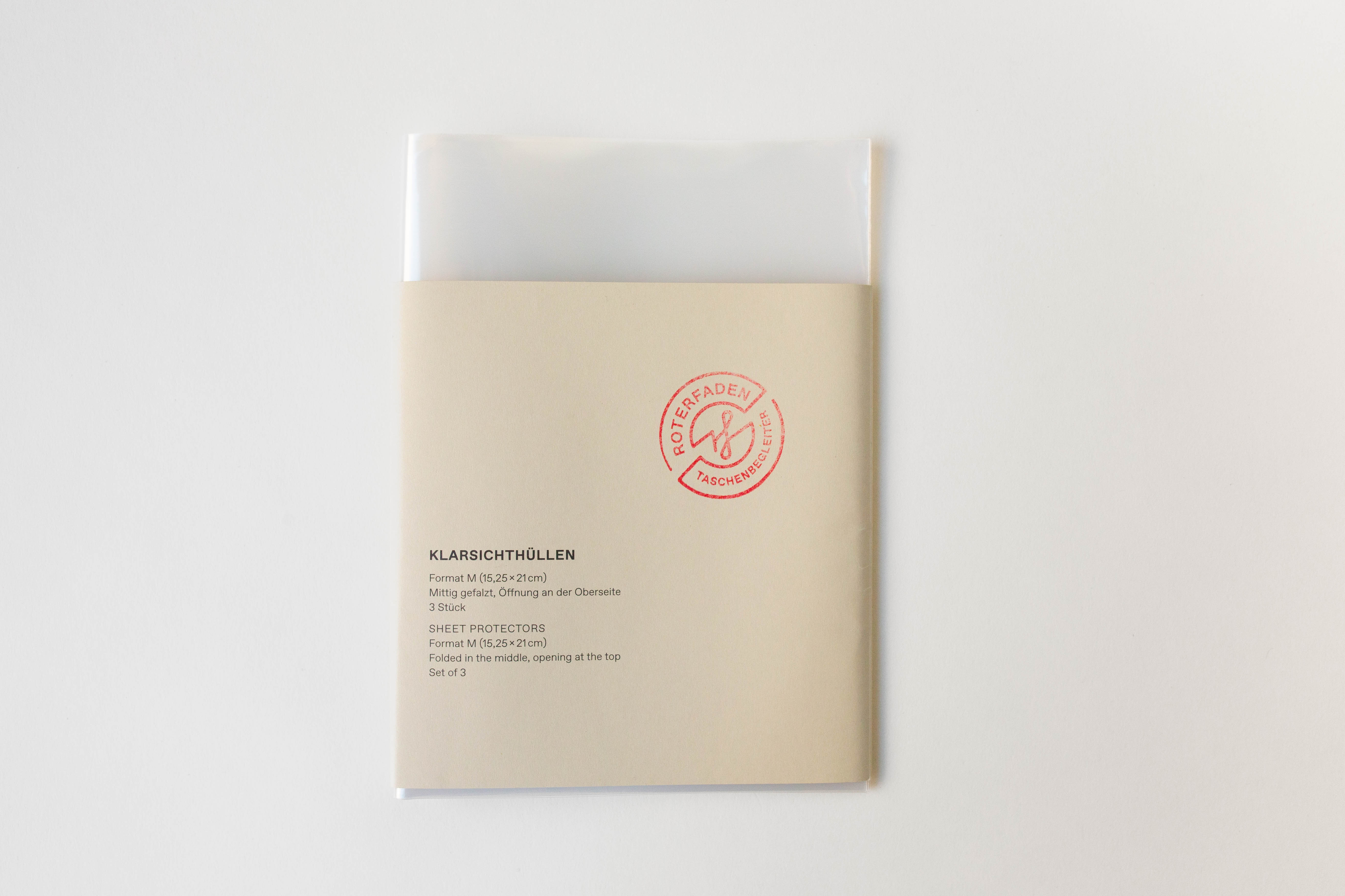 *NEW* Klarsichthüllen - Sheet Protector Medium (Pack of 3)