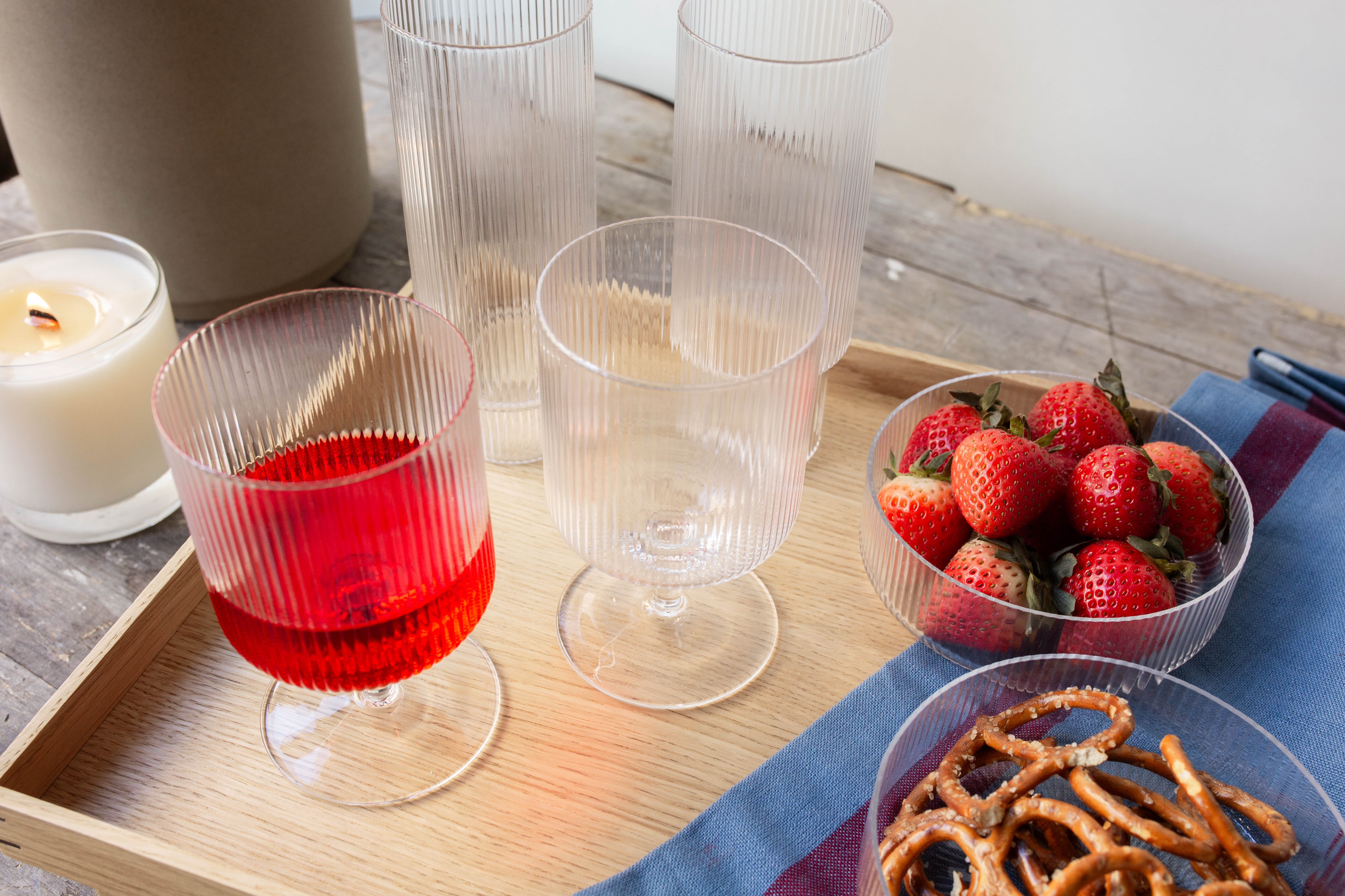 Ripple Wine Glasses - Set of 2