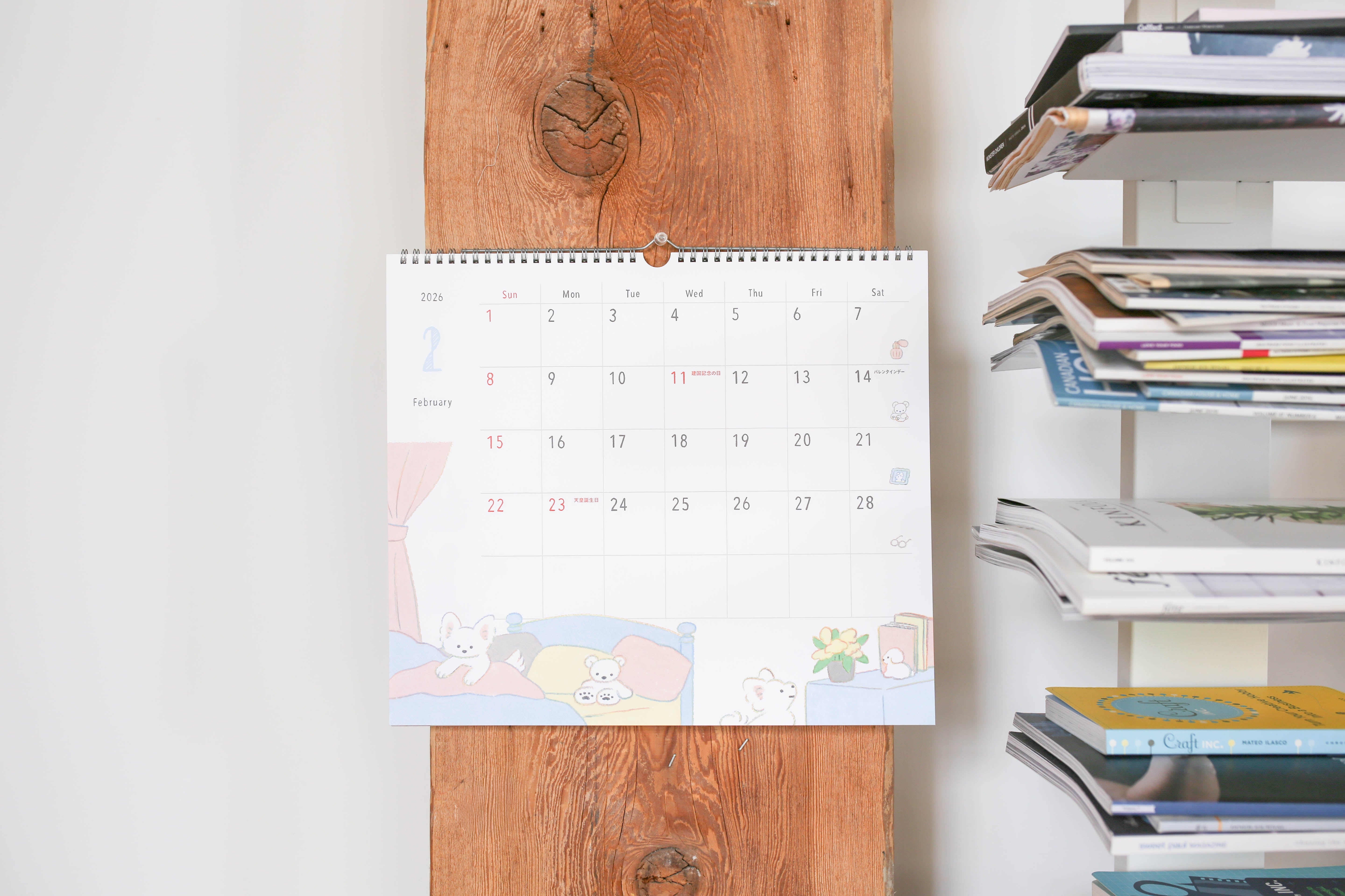 2026 Calendar Wall-Hanging - Large