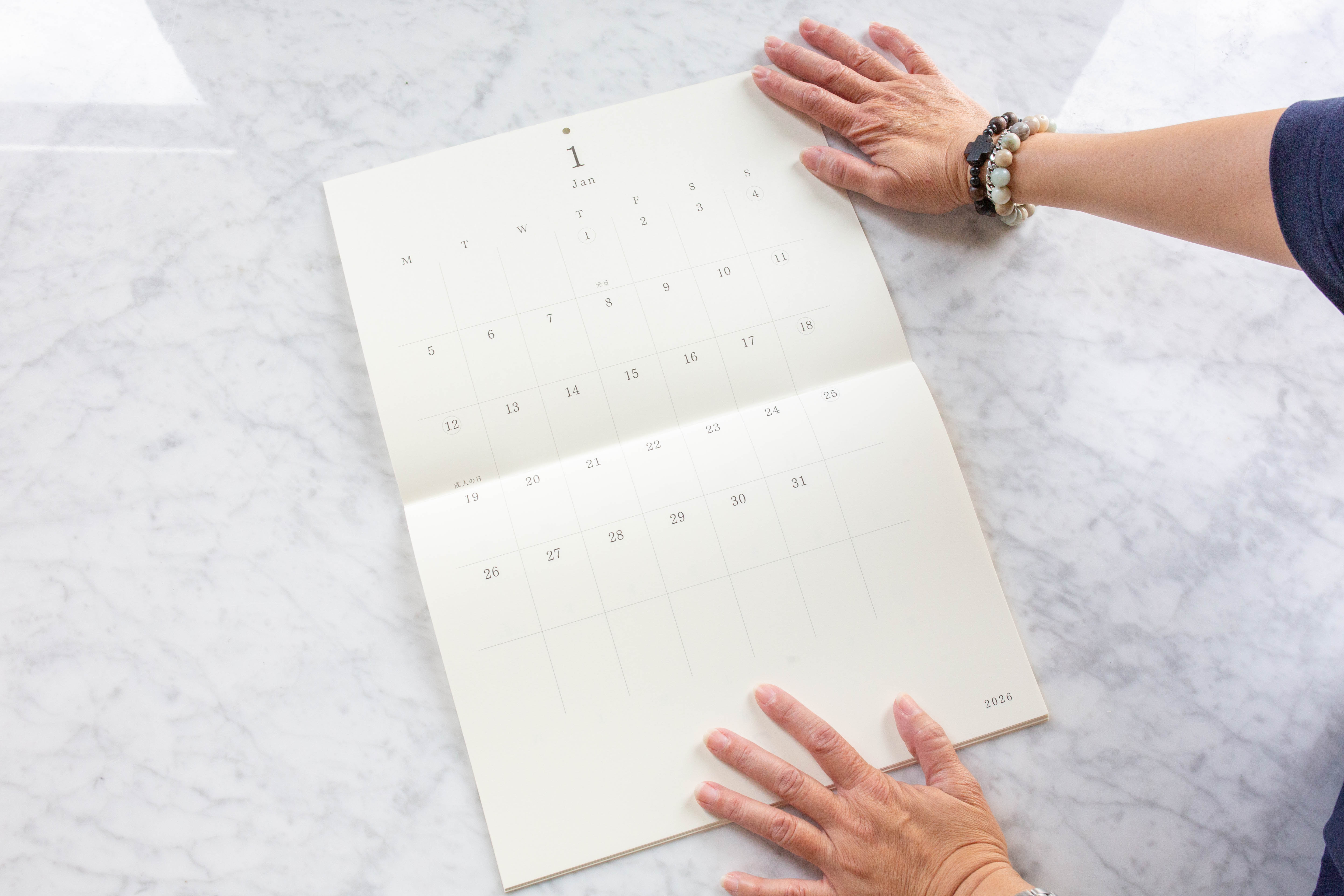 Folded Wall-hanging Calendar 2026