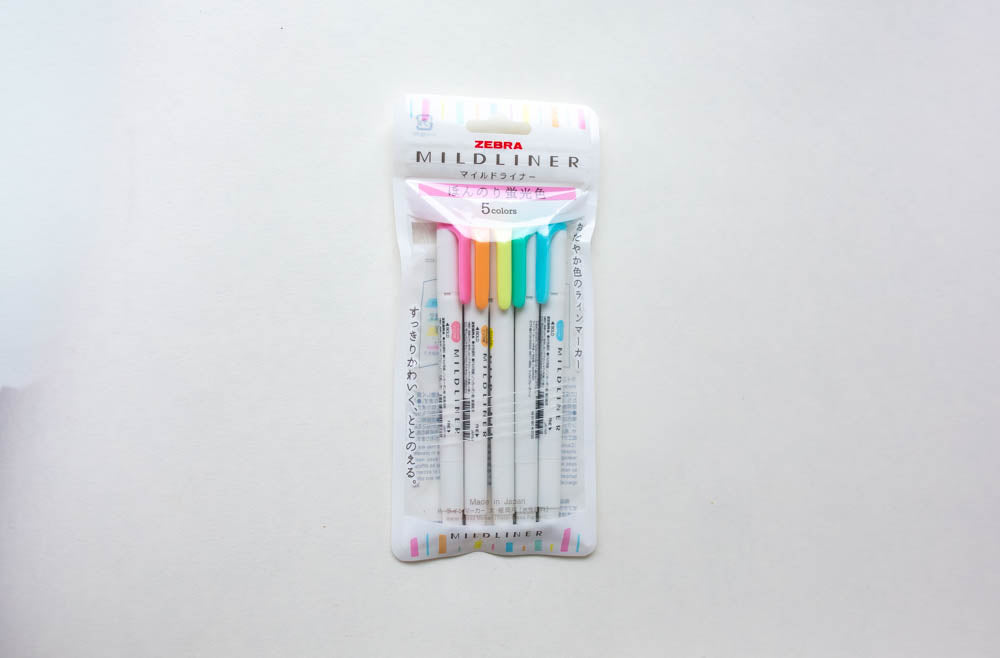 Mildliner 5 Colour Set