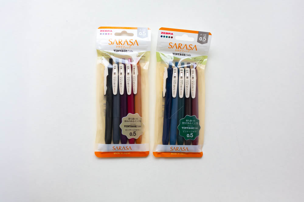 Sarasa Set - Gel Clip Pens