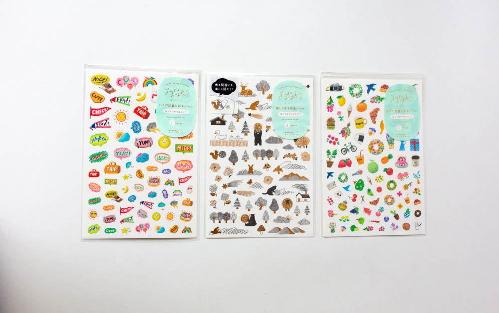 Yuru Log Stickers - 1 sheet