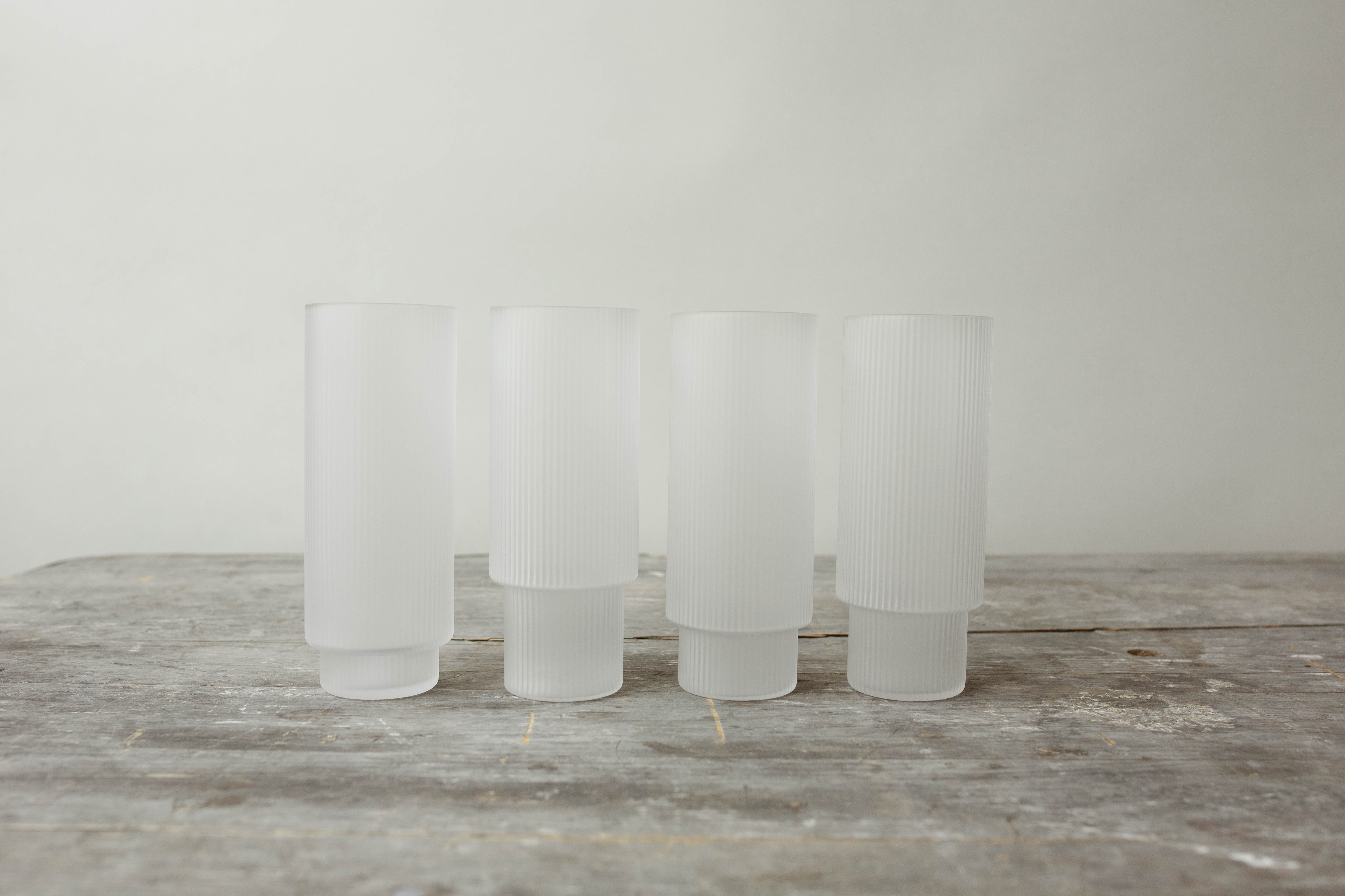 Ripple Long Glasses - Set of 4