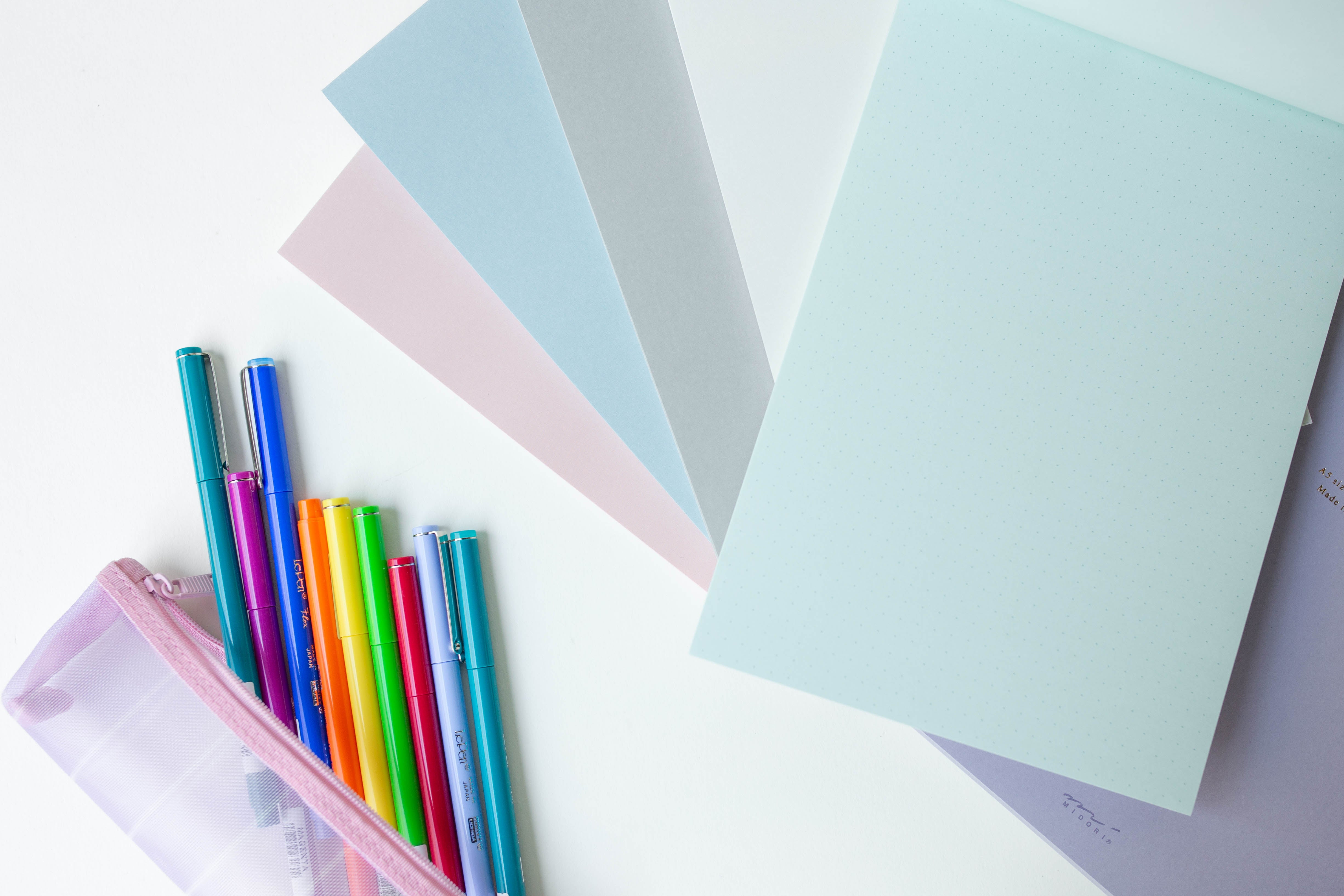 Midori Color Dot Grid A5 - Notepad