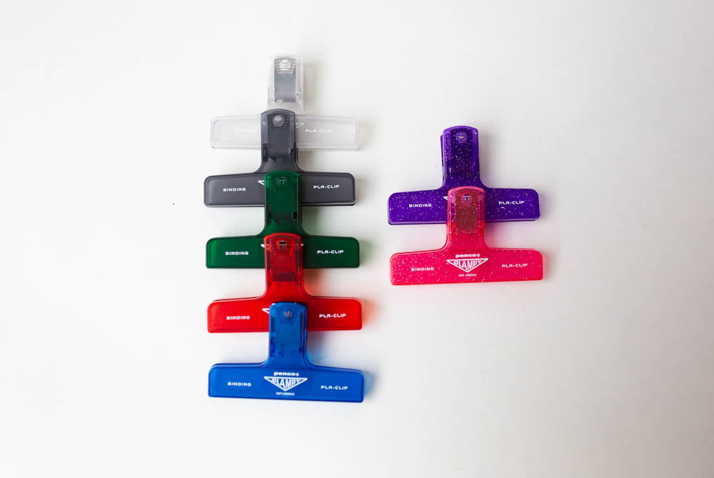 Penco Clampy Clip - Clear / Glitter Plastic