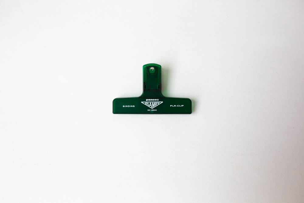 Penco Clampy Clip - Clear / Glitter Plastic