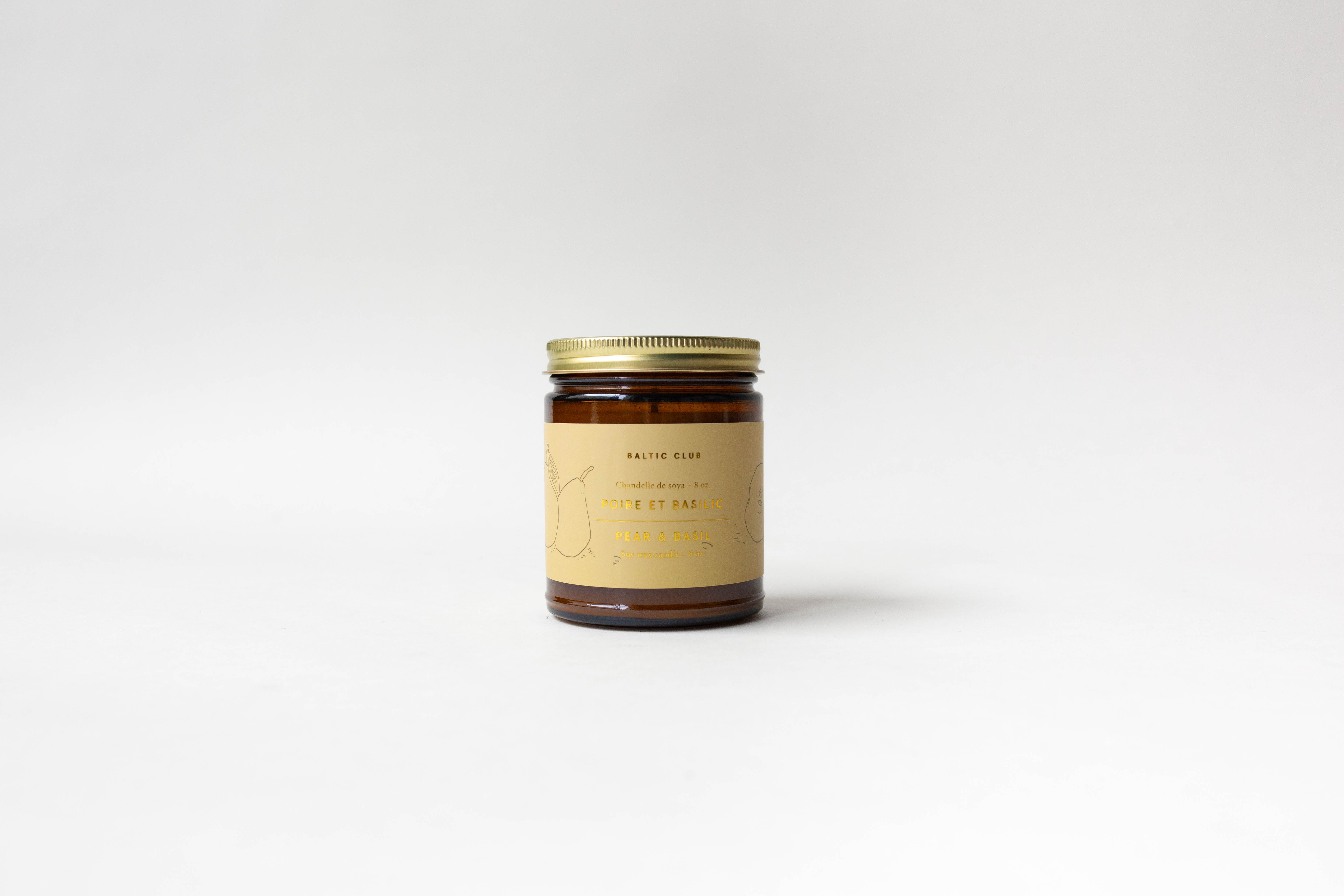 Pear & Basil Candle