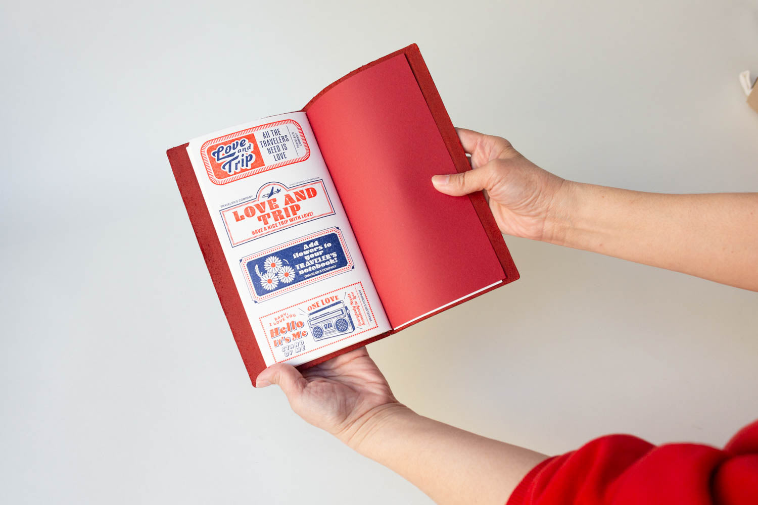 *LOVE AND TRIP EDITION* - Traveler's Notebook Cover (Regular Size)