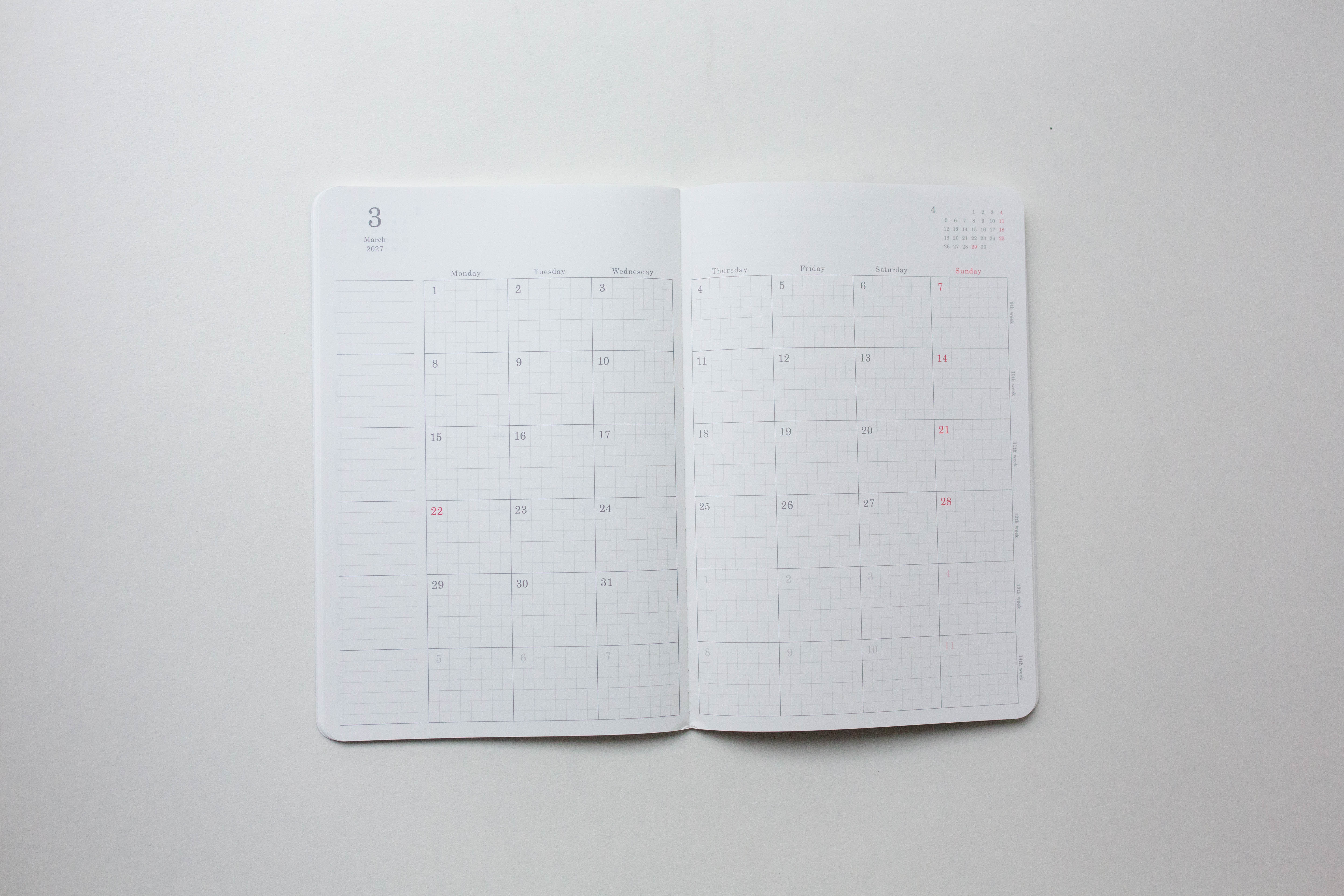 Stalogy Monthly Diary 2026 - A5