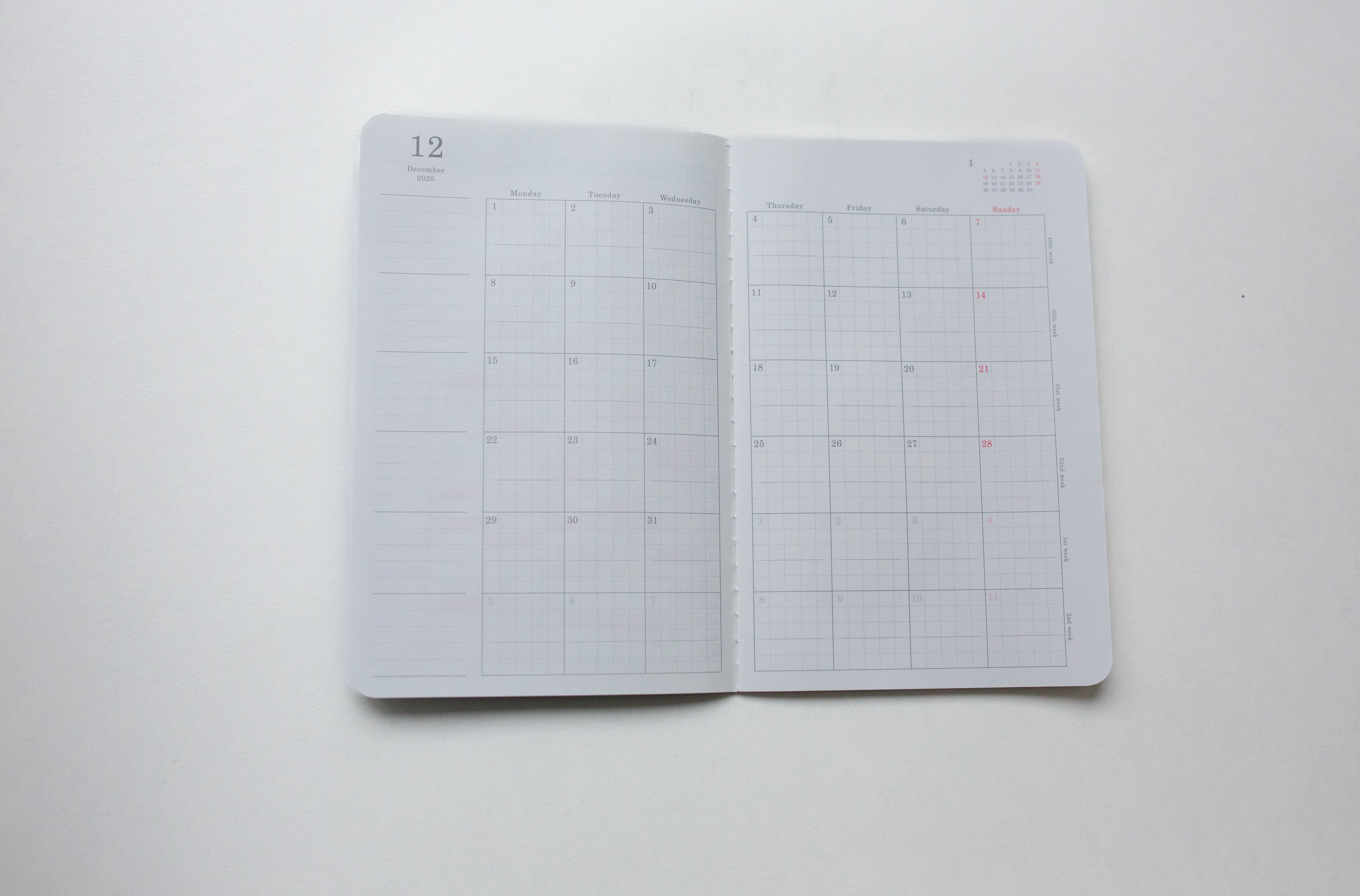 Stalogy Diary Monthly 2026 - B6