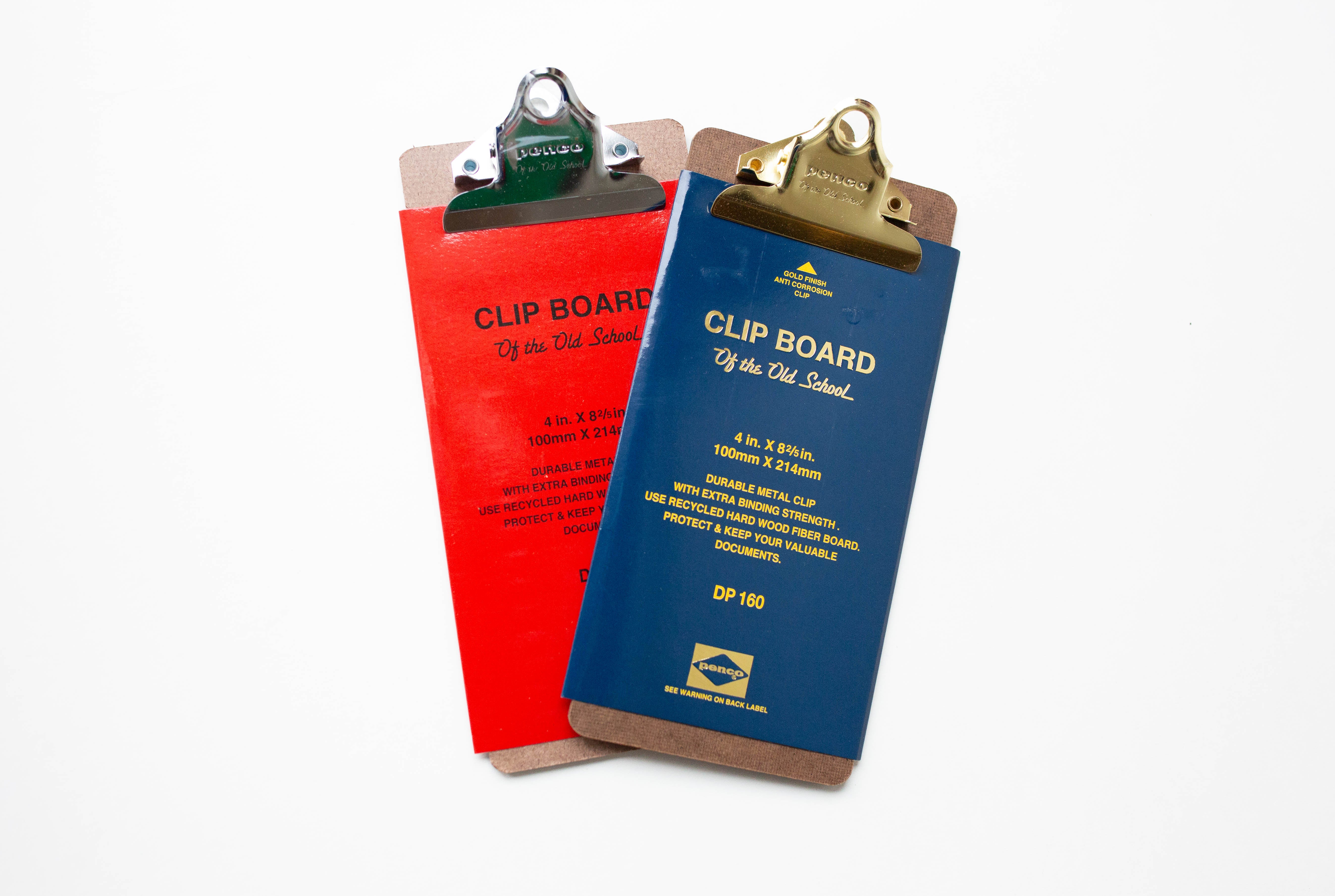 Old School Cheque Size ClipBoard