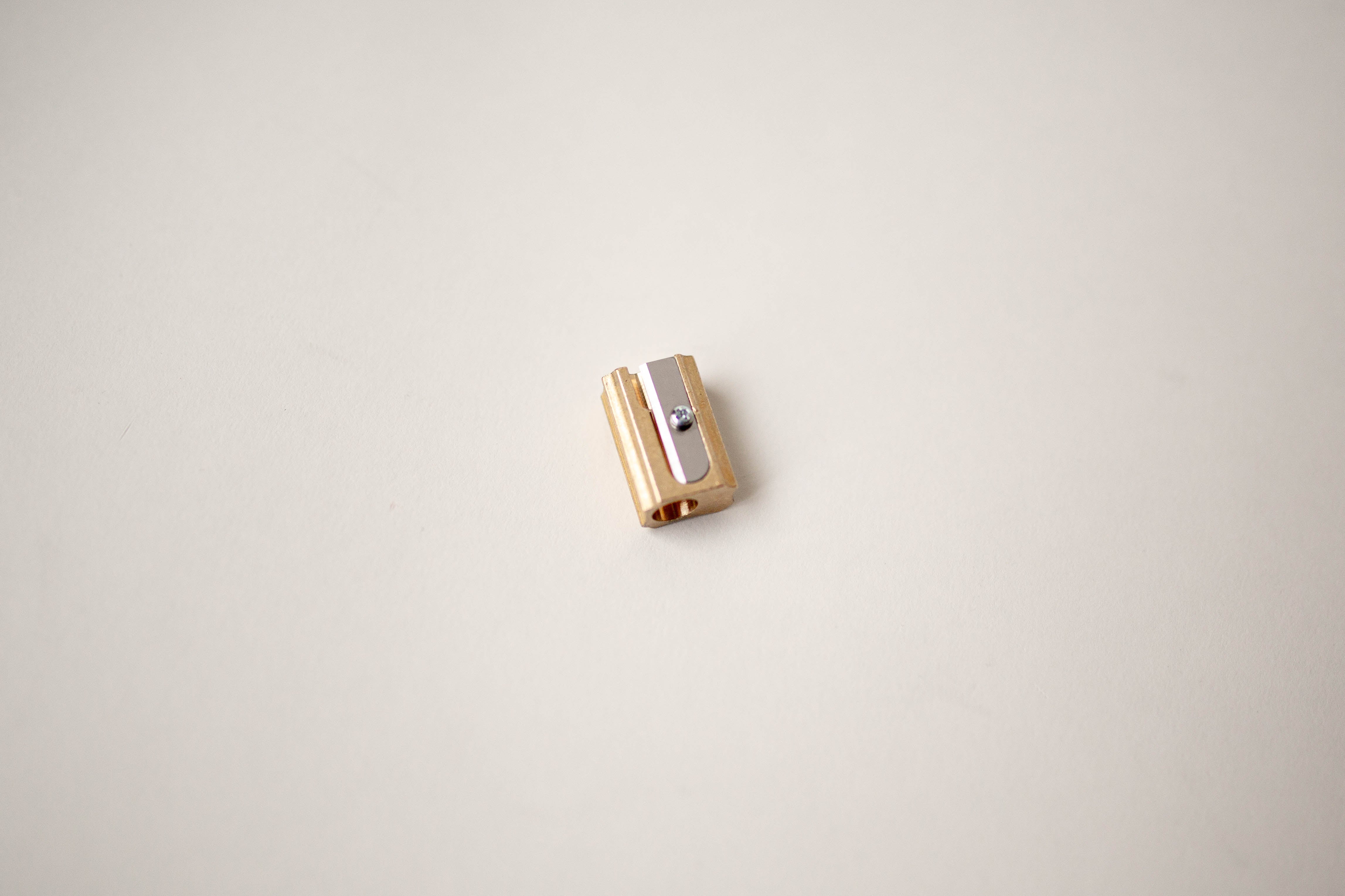 Single Block Brass Sharpener
