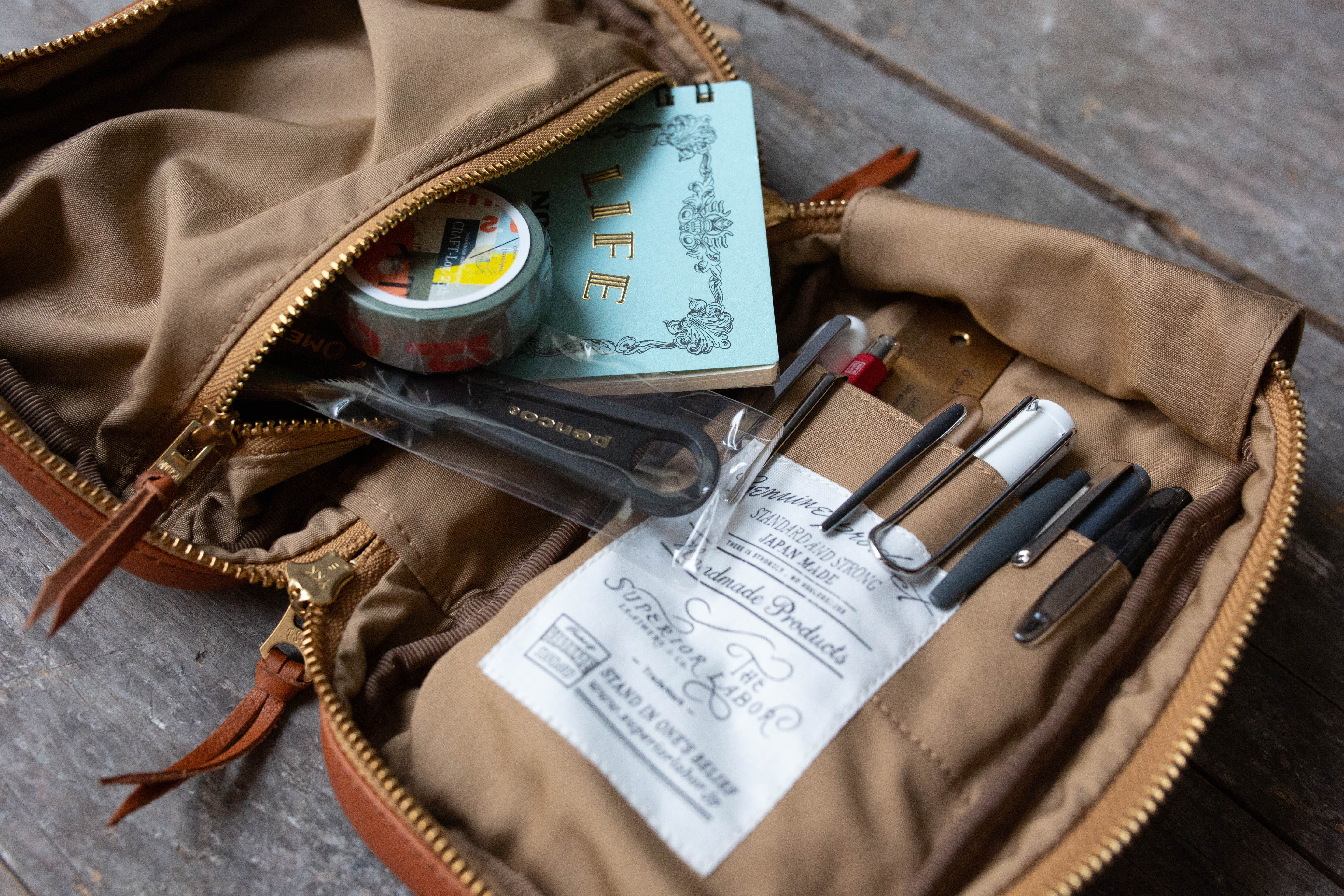 Leather Utility Case *Stamped Series*