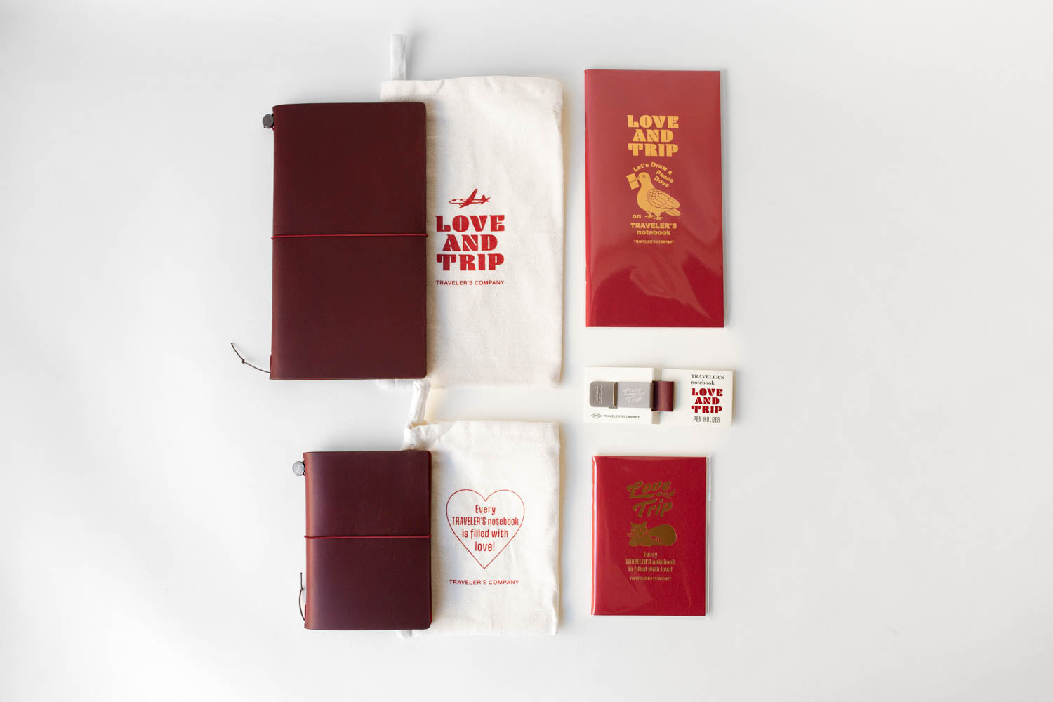 *LOVE AND TRIP EDITION* - Traveler's Notebook Cover (Regular Size)
