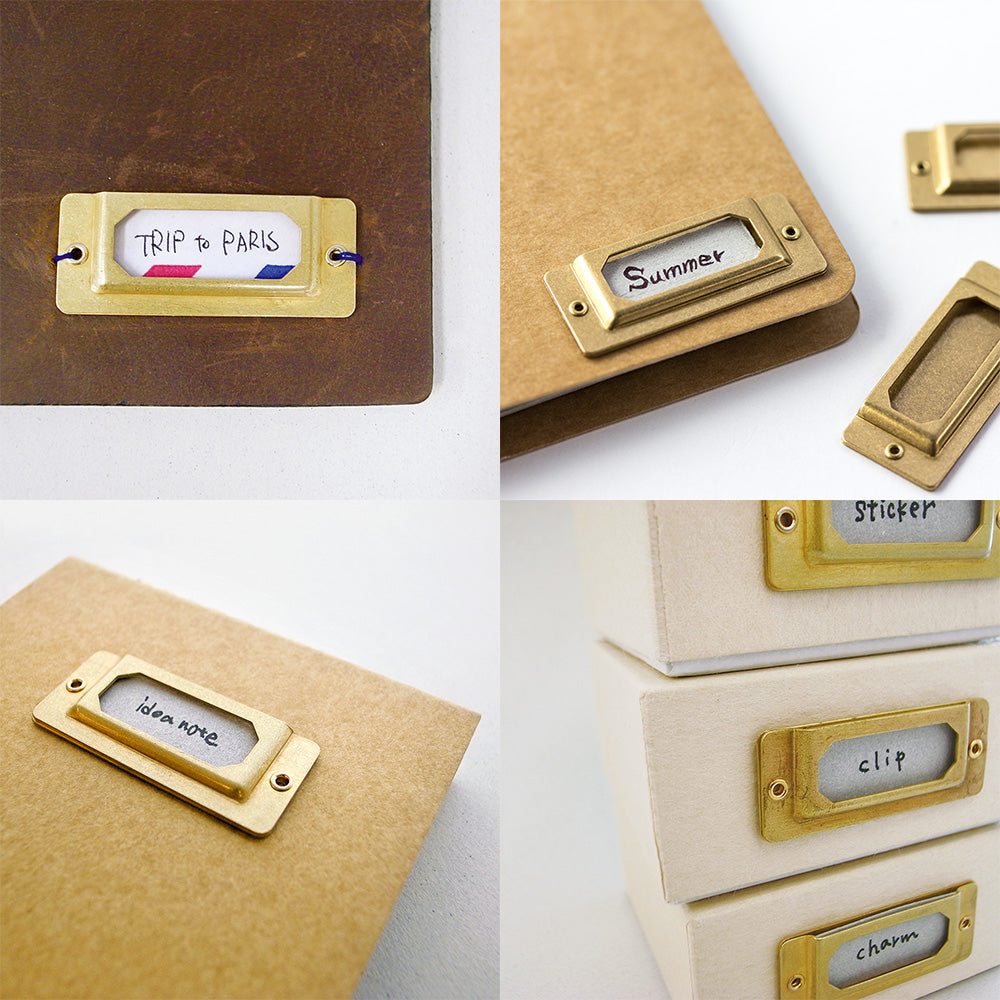 Label Plate - Brass