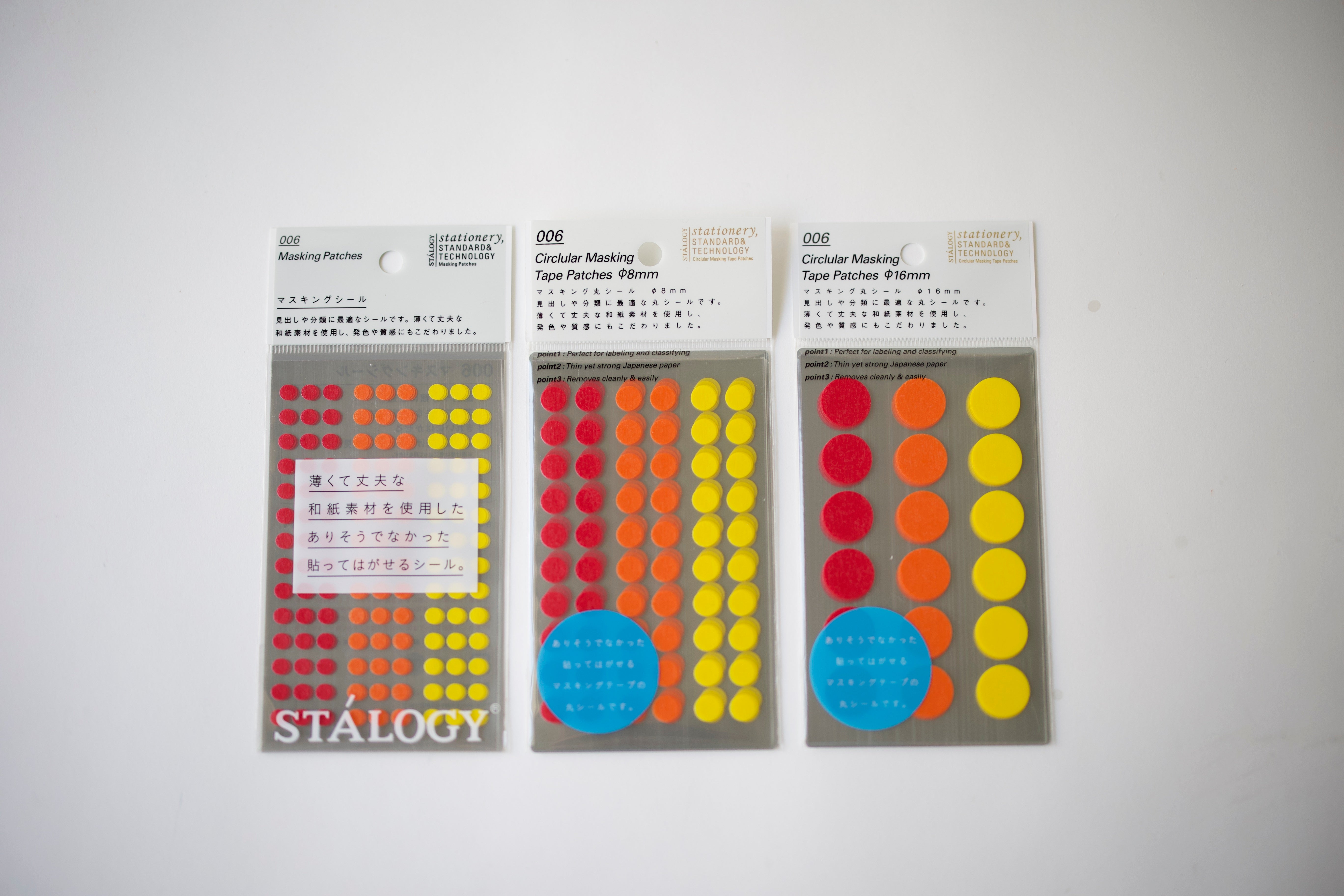 006 Circular Masking Tape Patches - Fine