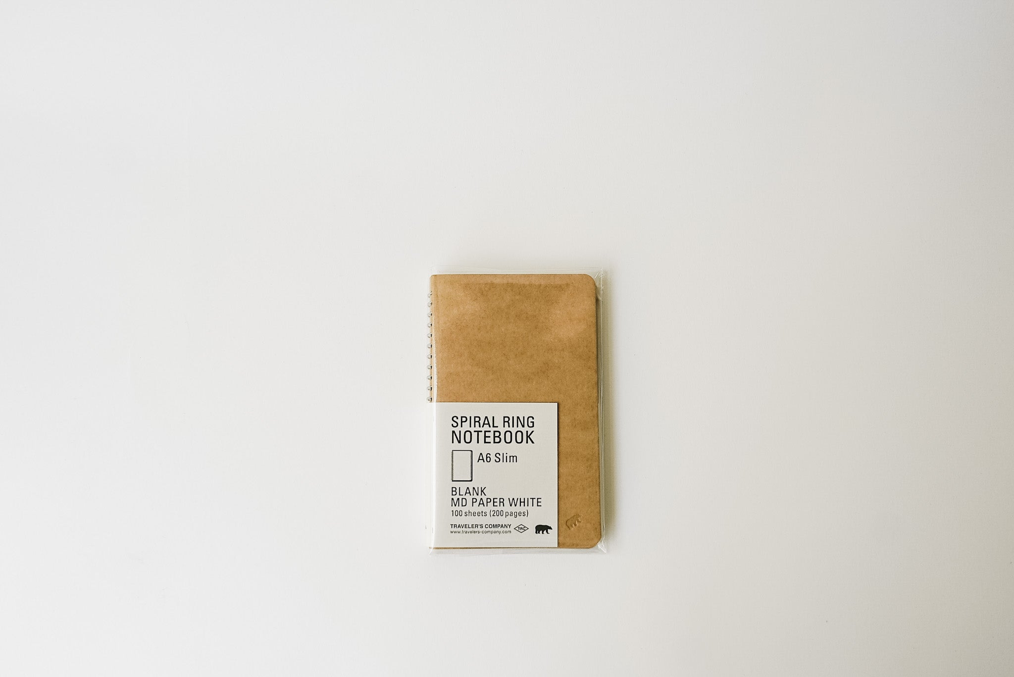 TRC Spiral Ring Notebook - MD White