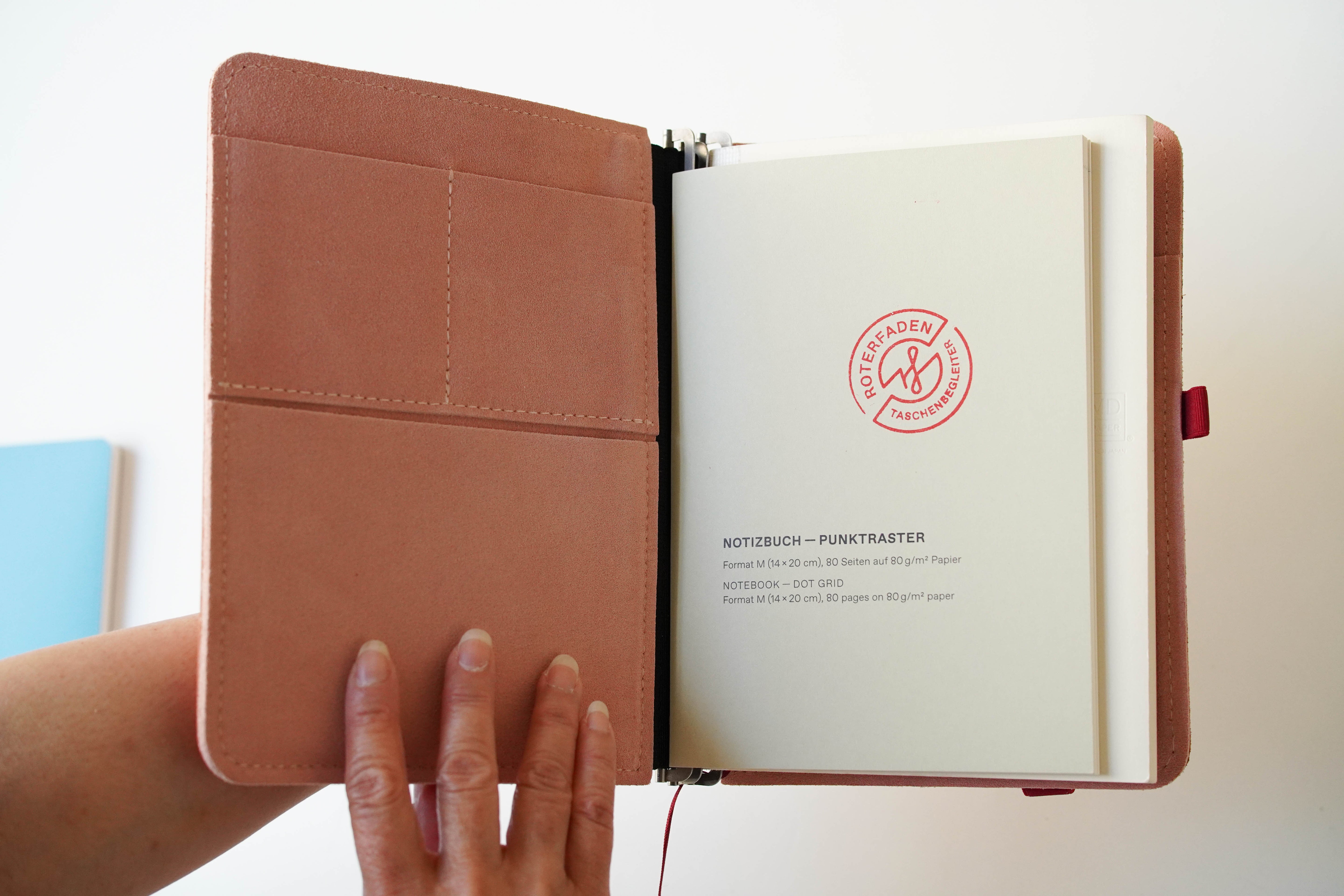 Taschenbegleiter LTD 035 - A5 Medium (Coral Red/Antic Rose/Red)