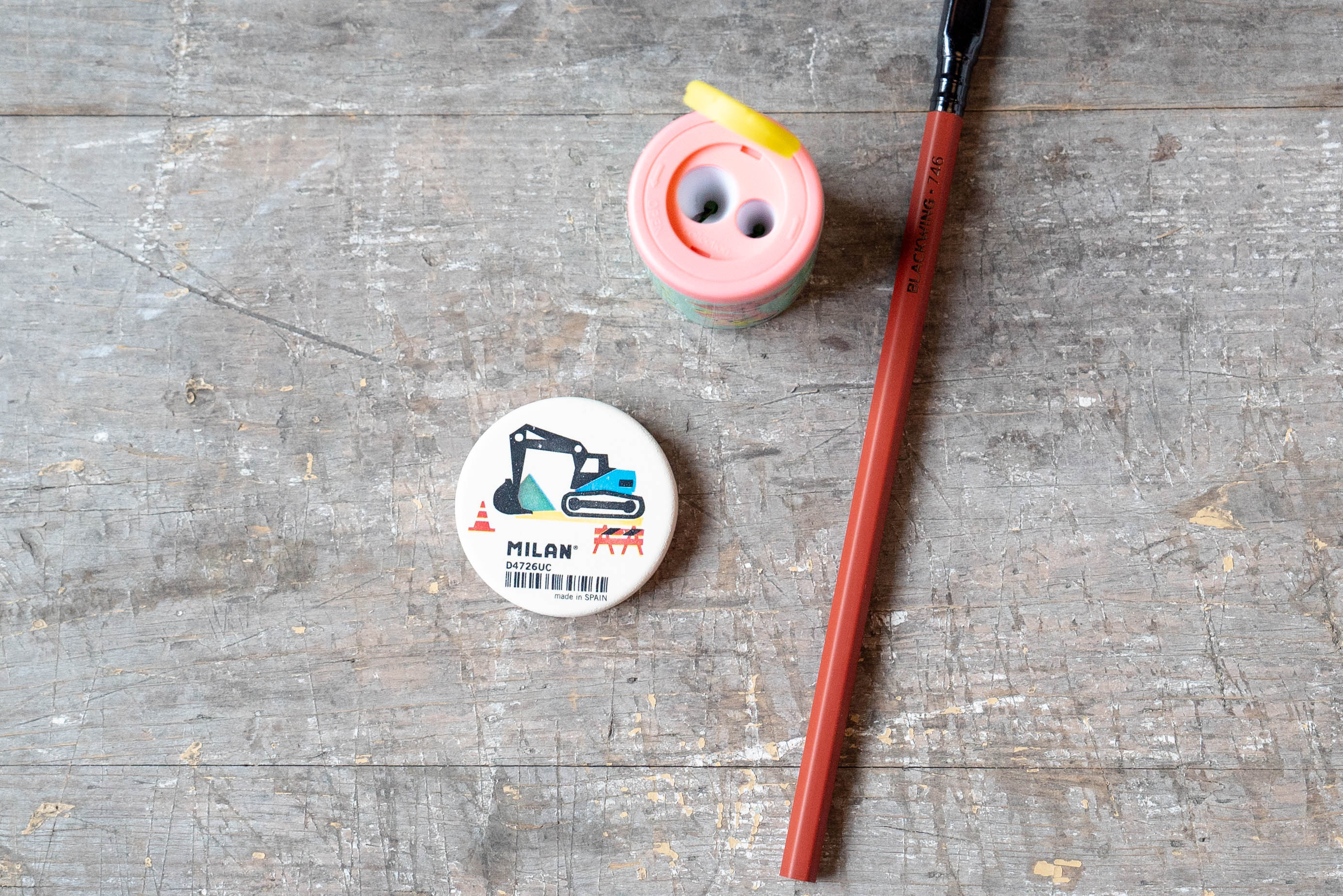 MILAN Flexible D4726UC Erasers (Construction Series)