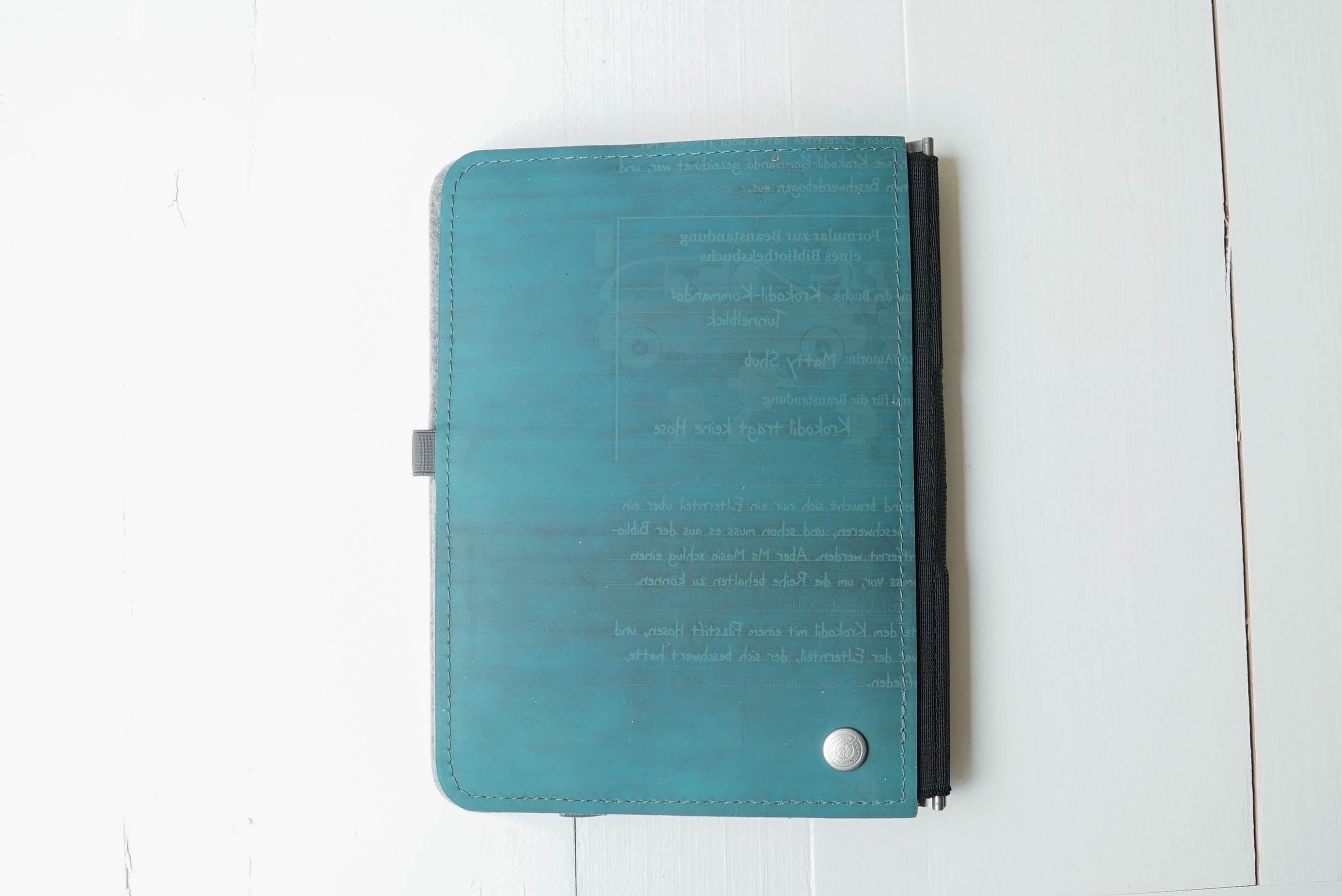 Taschenbegleiter LTD 037 - A5 Medium (Olive Seaweed/Felt light Gray/Gray)