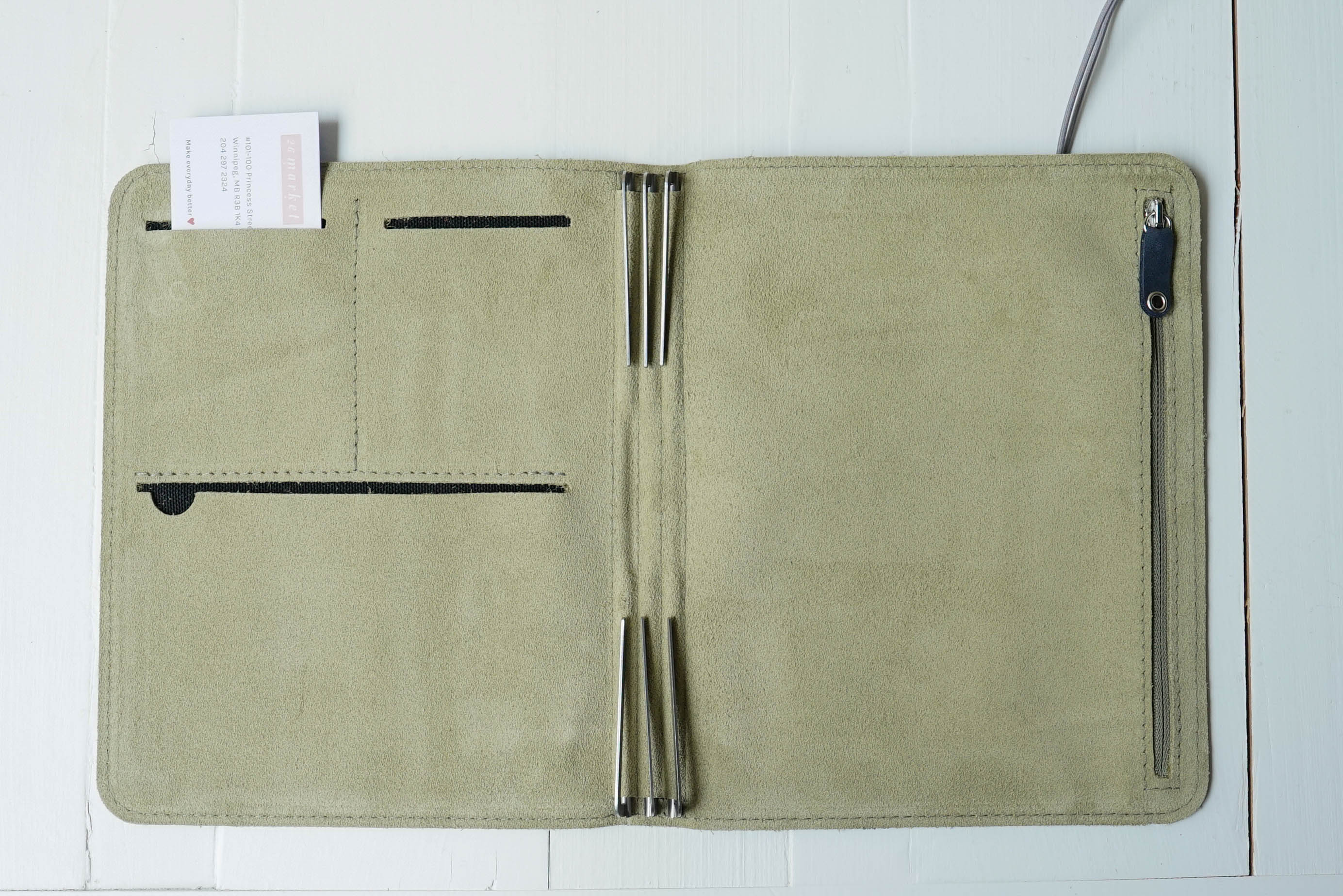 Taschenbegleiter S0 26 - A5 Medium (Smoke Blue/Light Olive/Gray)