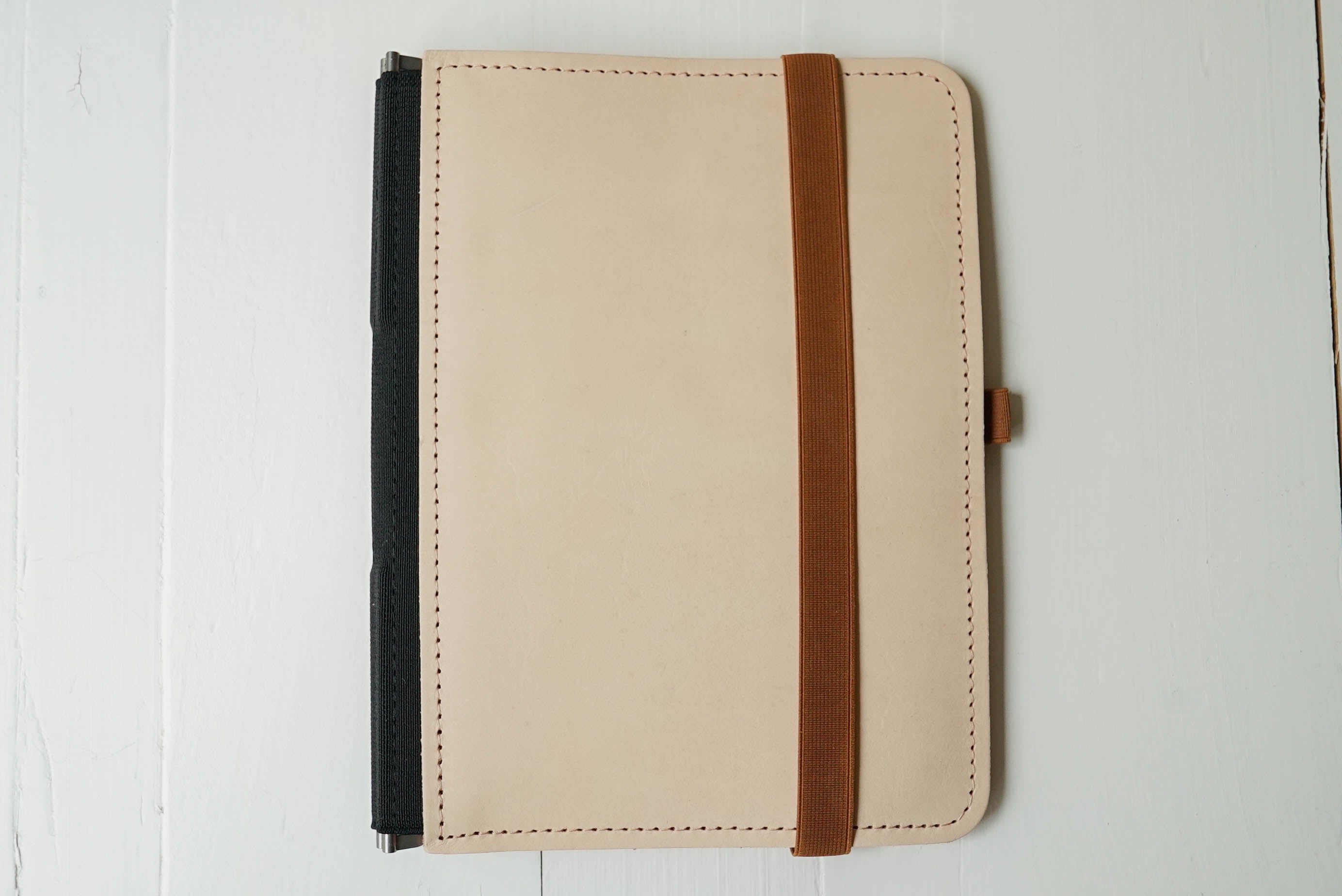 Taschenbegleiter LTD 039 - A5 Medium (Nude/Antic Rose/Dark Brown)