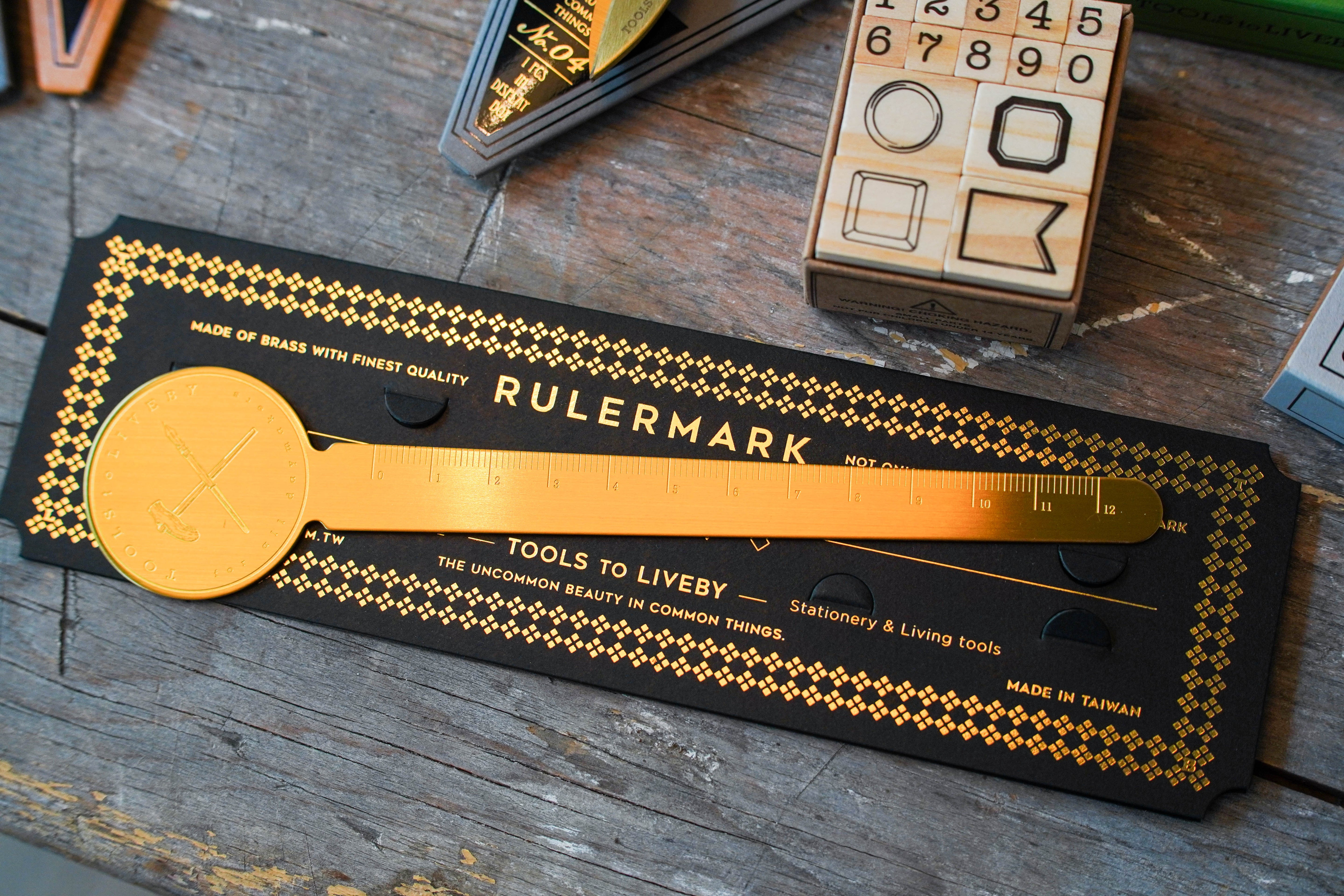Brass Rulermark