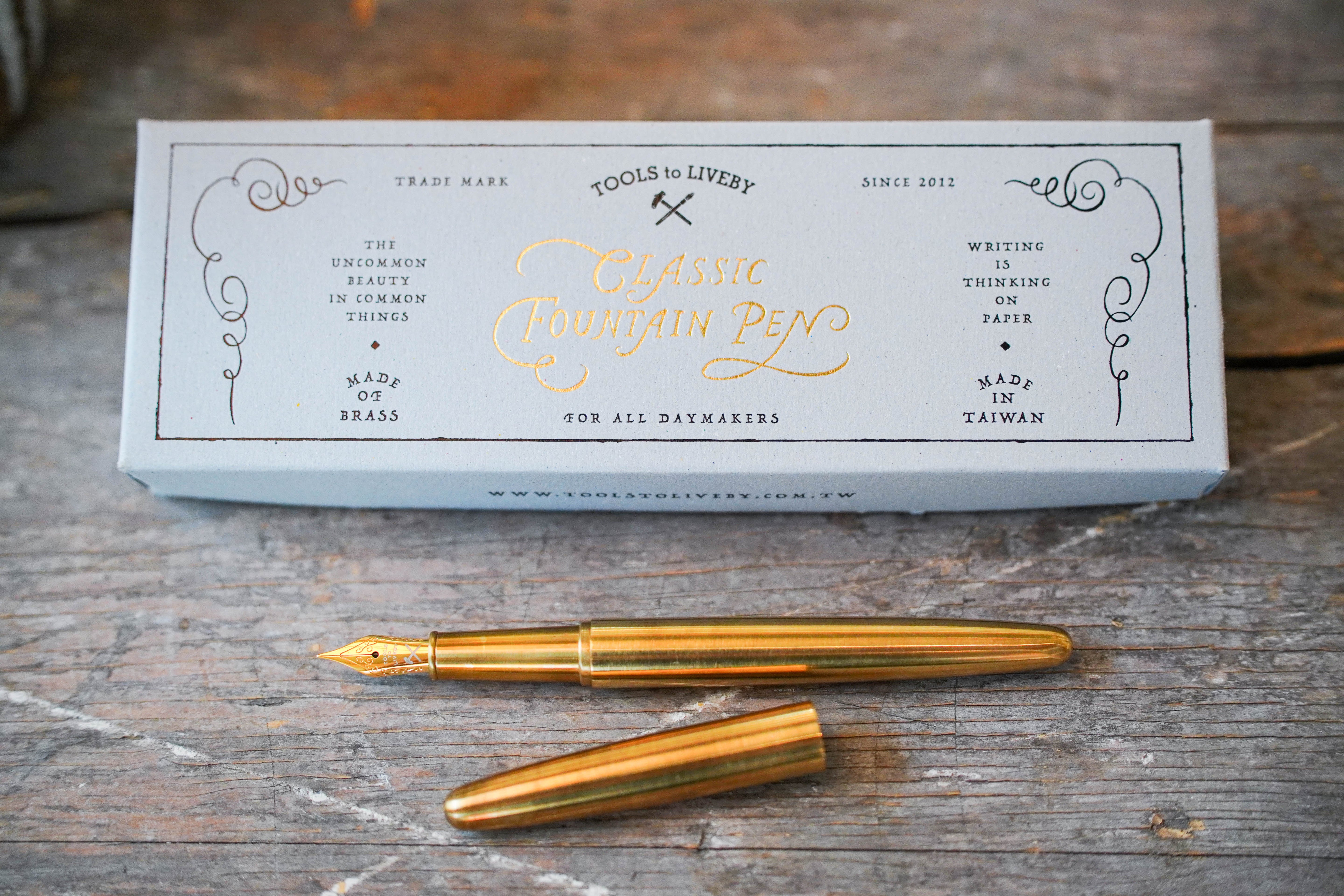 Fountain Pen - Brass (F Nib)