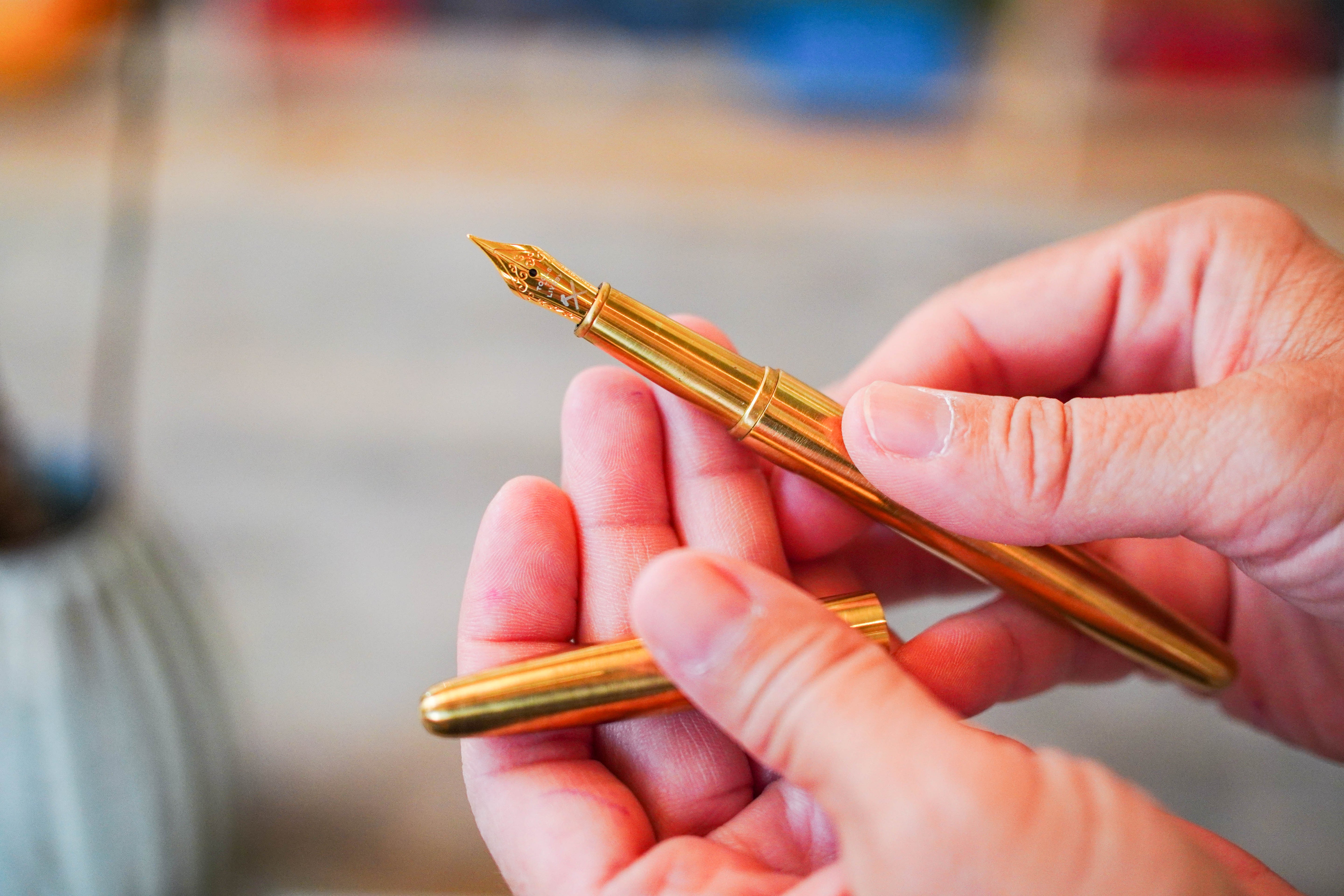 Fountain Pen - Brass (F Nib)