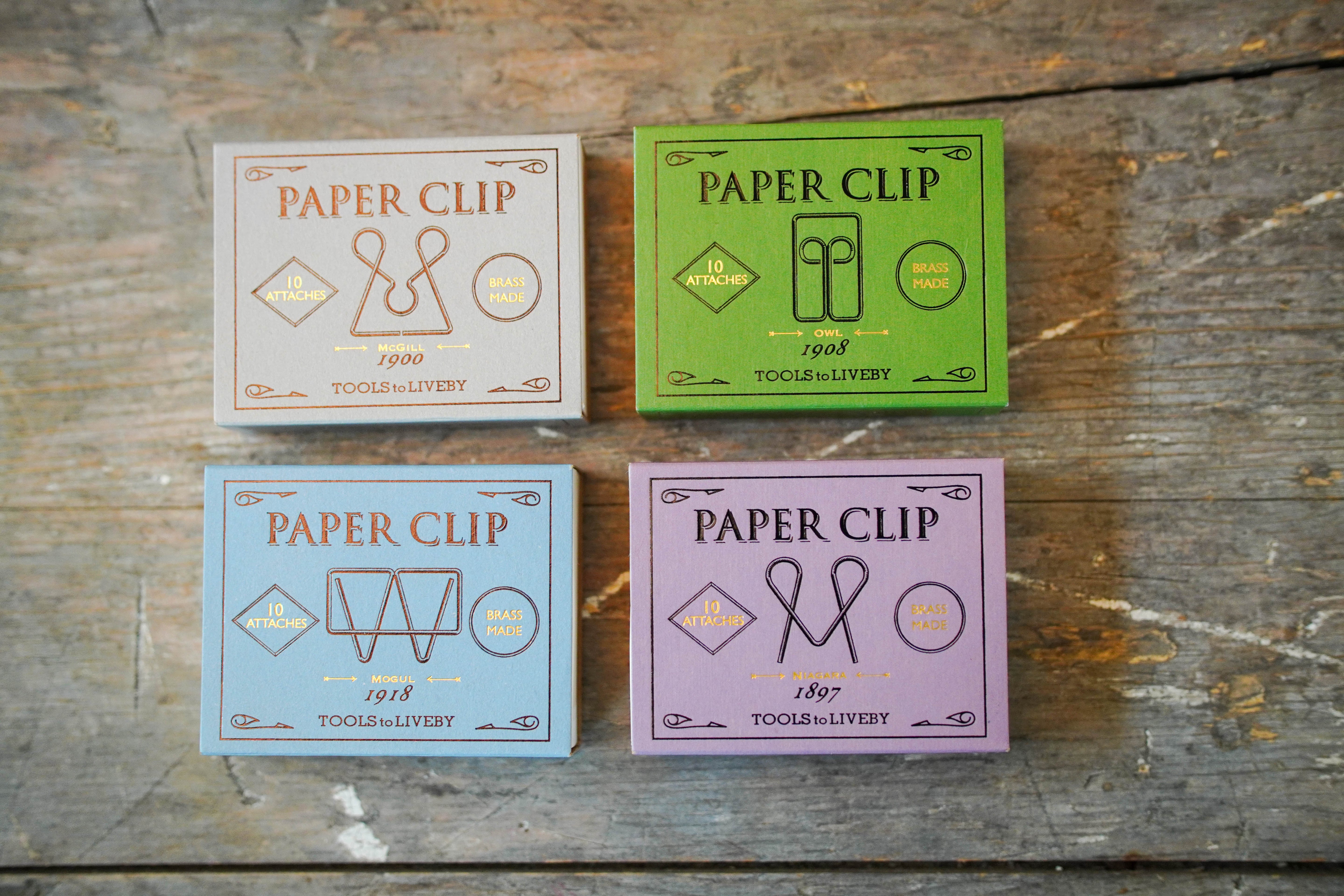 Brass Paper Clips