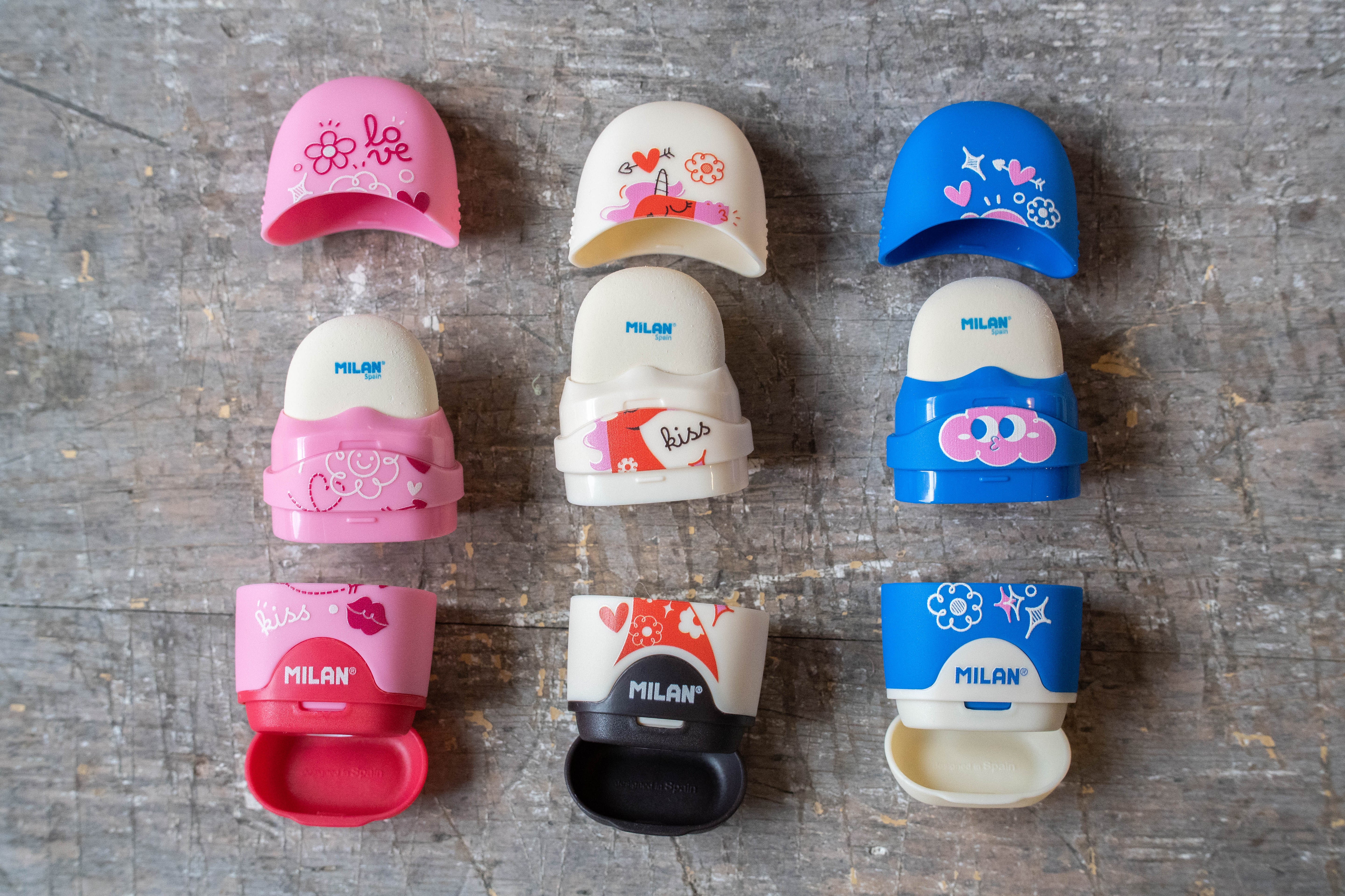 MILAN CAPSULE Eraser & Sharpener – Flowicorn Series