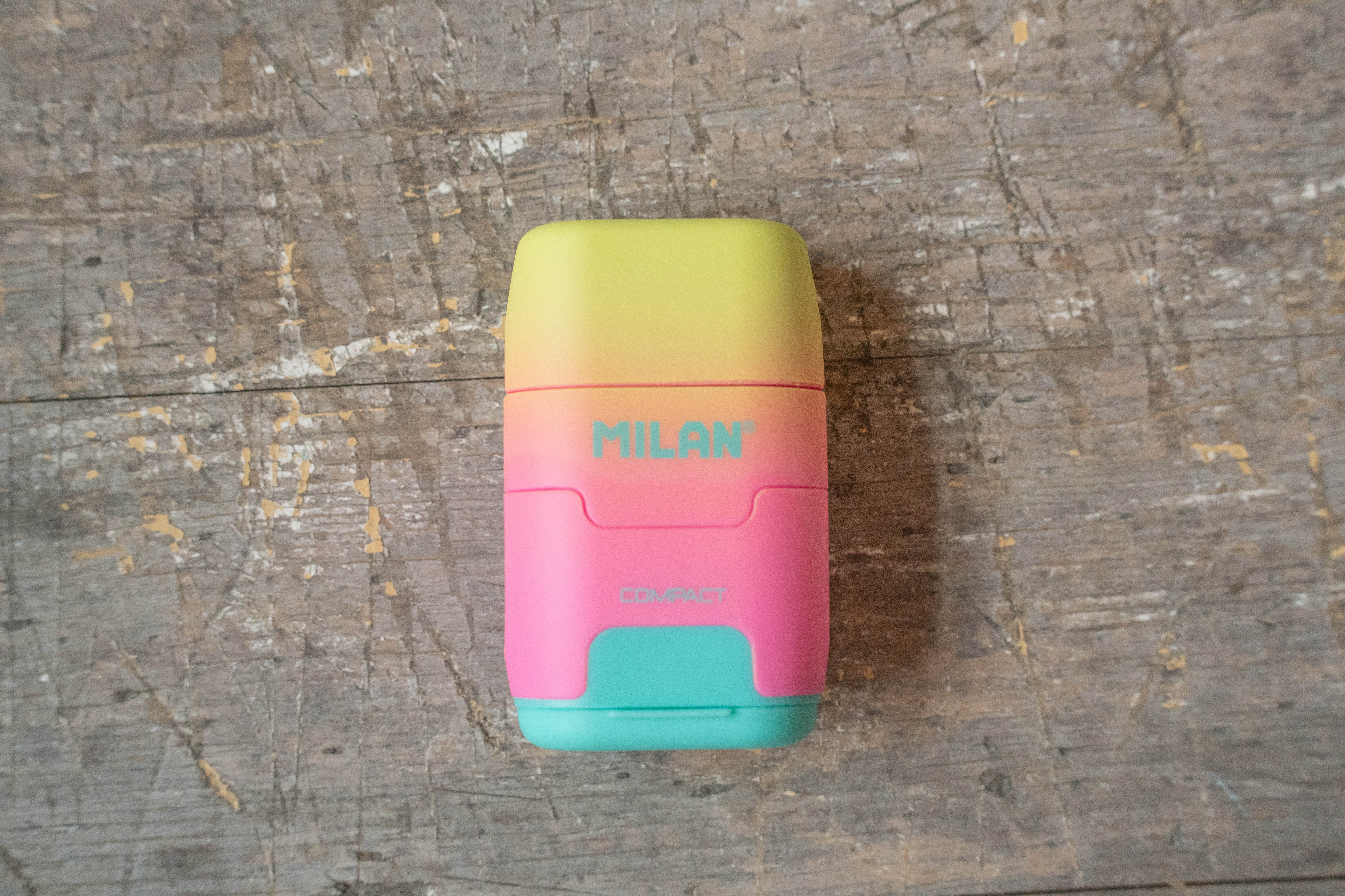 MILAN Eraser & Double Sharpener – Sunset Series